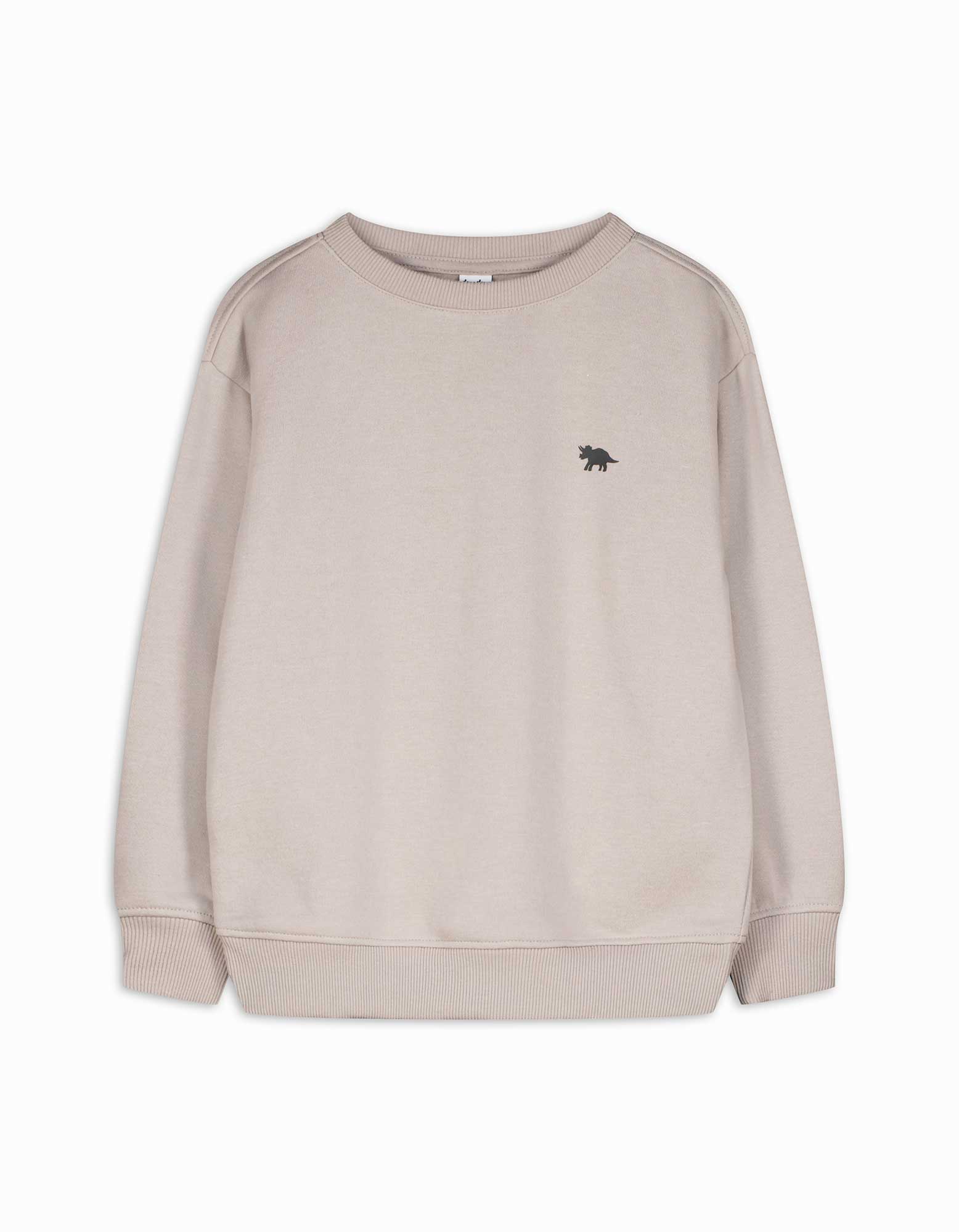 Kinder Sweatshirt - Print, Takko, beige