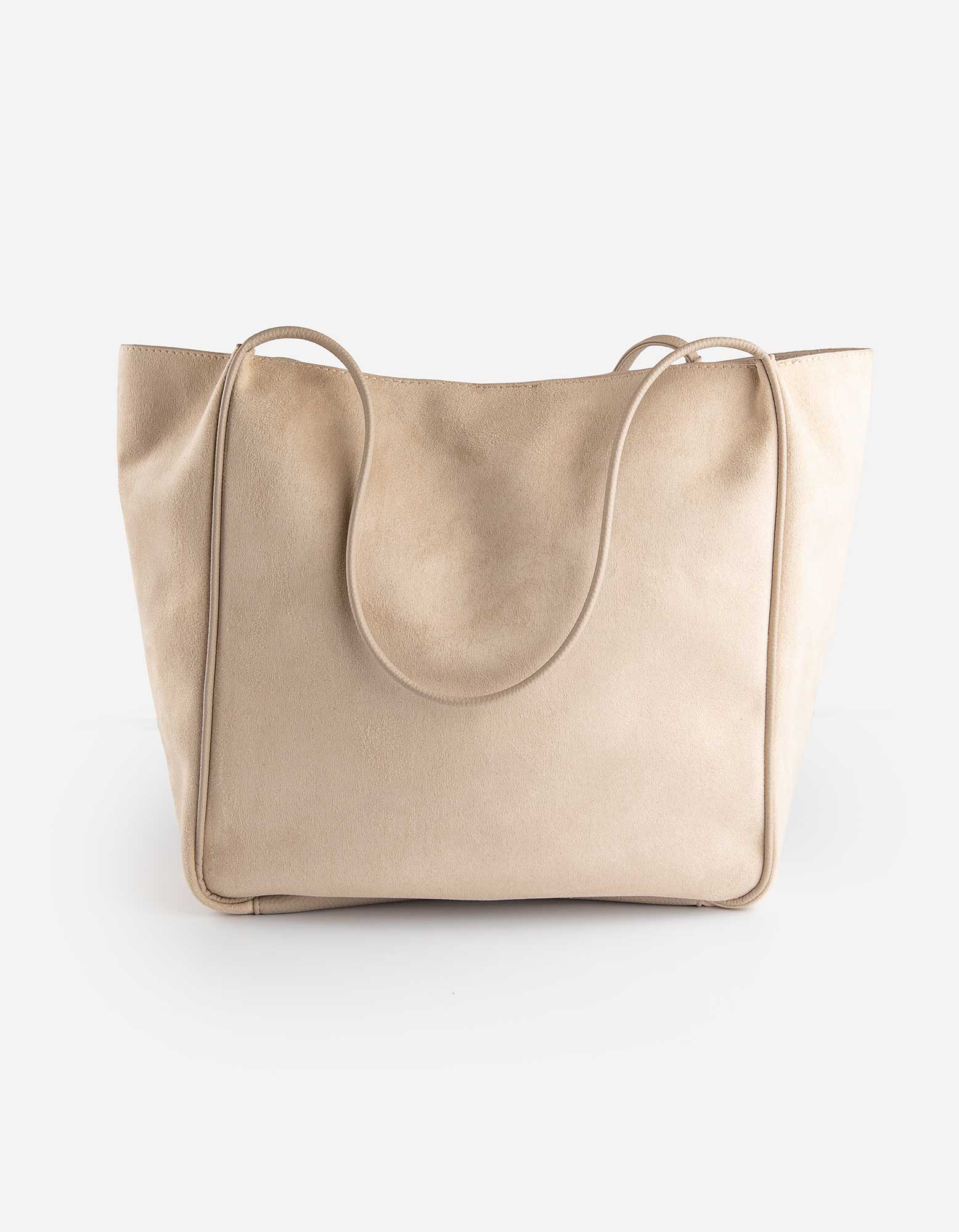 Damen Shopper - Kunstleder, Takko, beige onesize