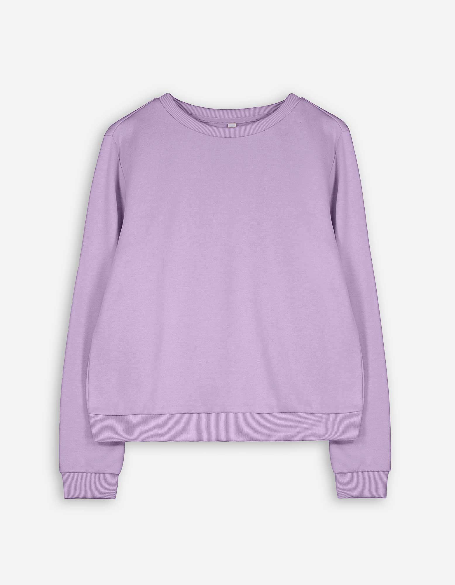 Damen Sweatshirt - Regular Fit - lila, Takko, lila XL