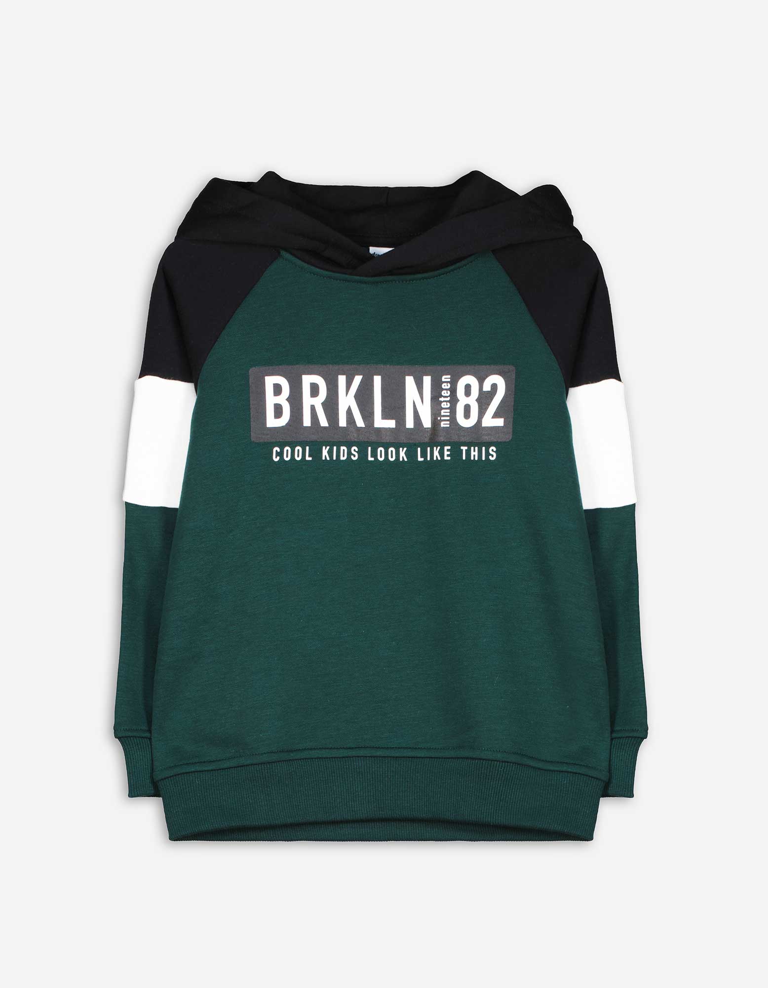 Kinder Sweatshirt - Print - dunkelgrün, Takko, dunkelgrün