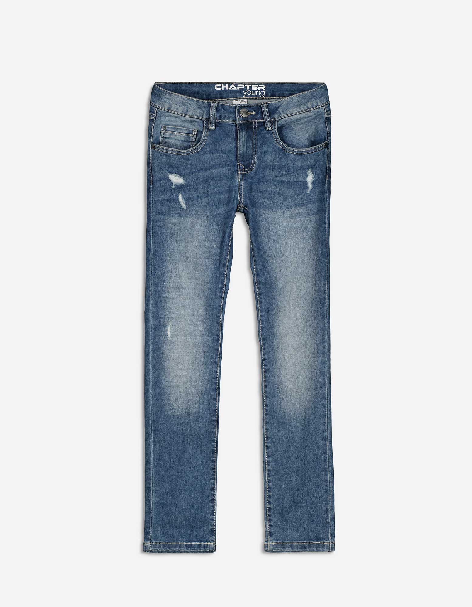 Kinder Jeans - Skinny Fit, Takko, blau