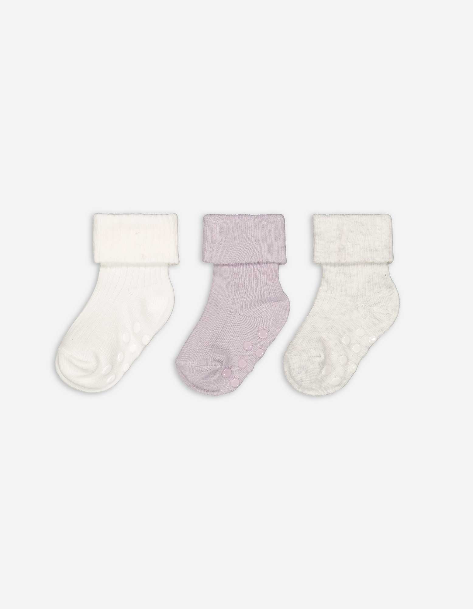 Baby Socken - 3er-Pack, Takko, weiß