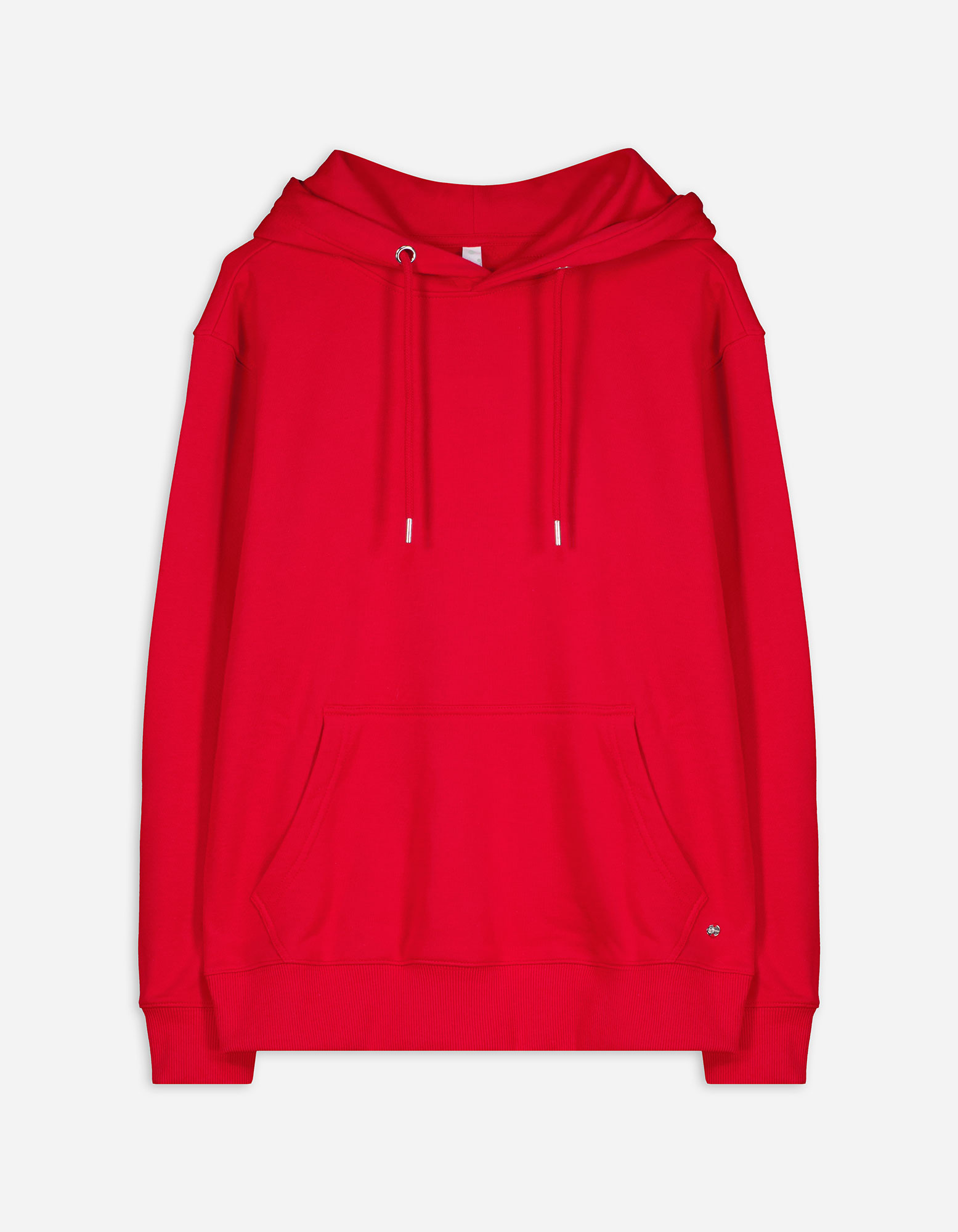 Damen Hoodie - einfarbig - rot, Takko, rot L