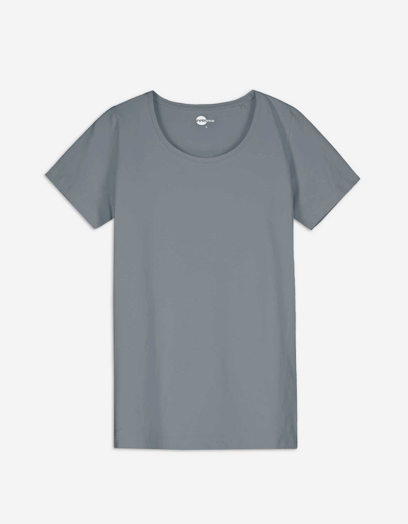 Damen T-Shirt - Basic, Takko, grau XS