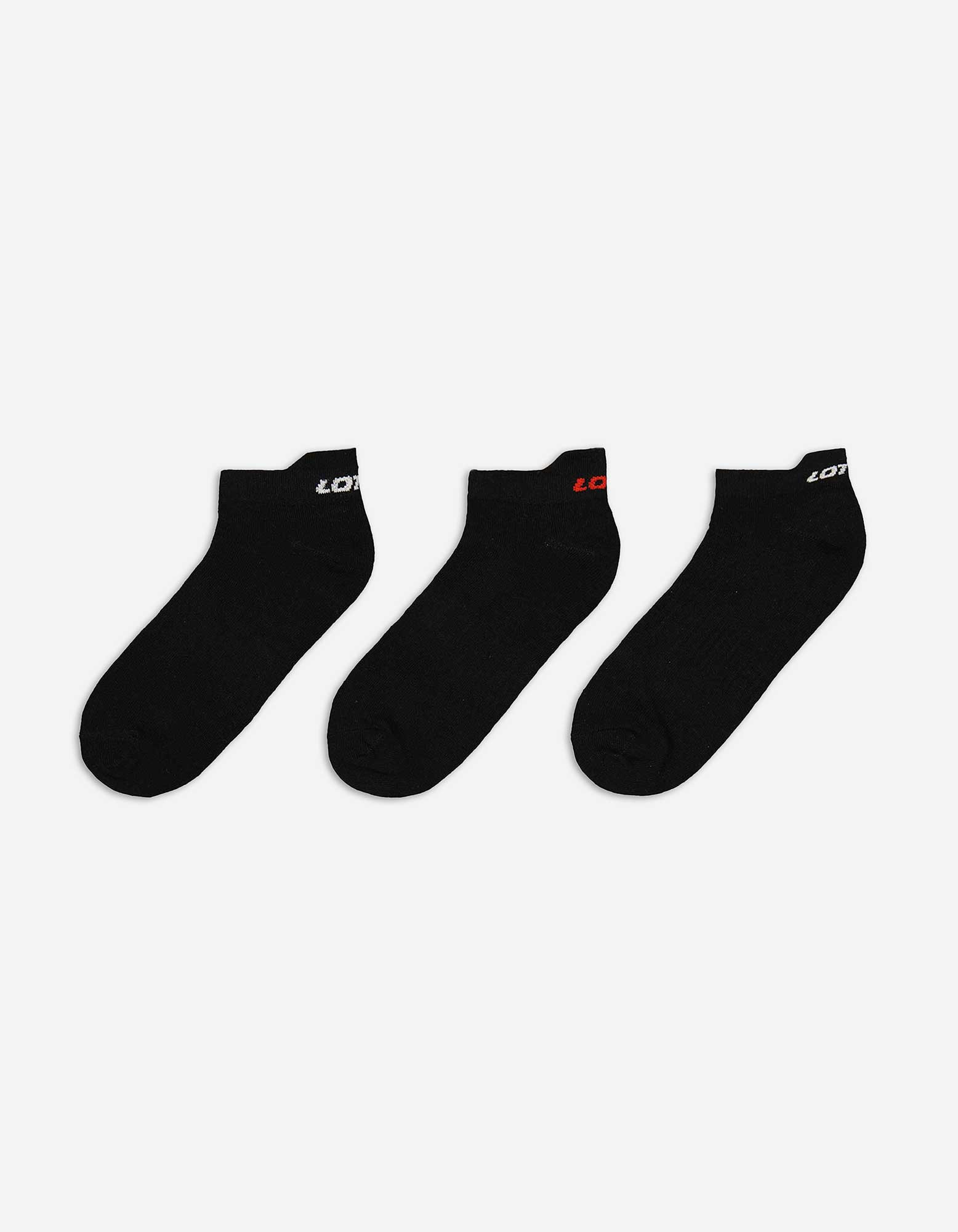 Herren Sneakersocken - 3er-Pack, Takko, schwarz 39-42