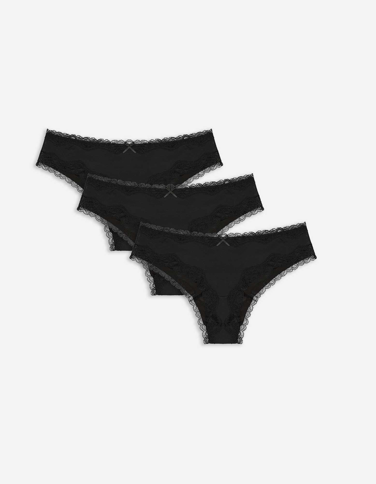 Damen Brazilian - Mikrofaser, Takko, schwarz XS