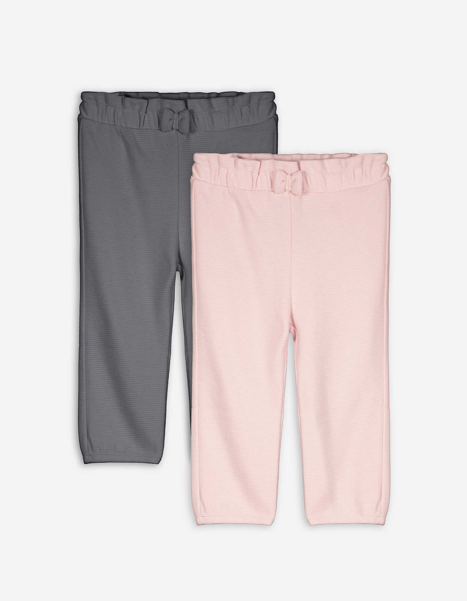 Baby Jogpants - 2er-Pack, Takko, rosa