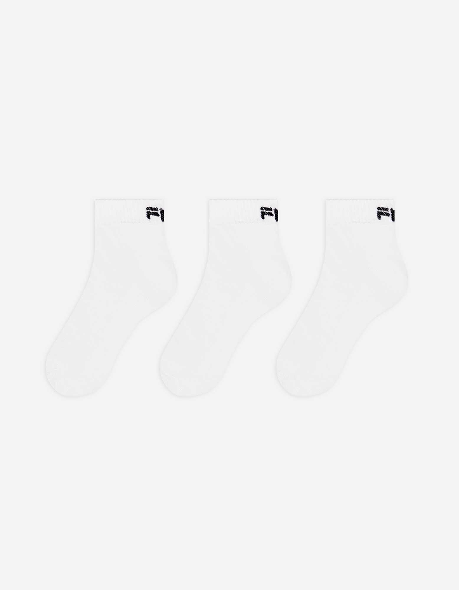 Herren Socken - 3er-Pack Fila, Takko, weiß 43-46