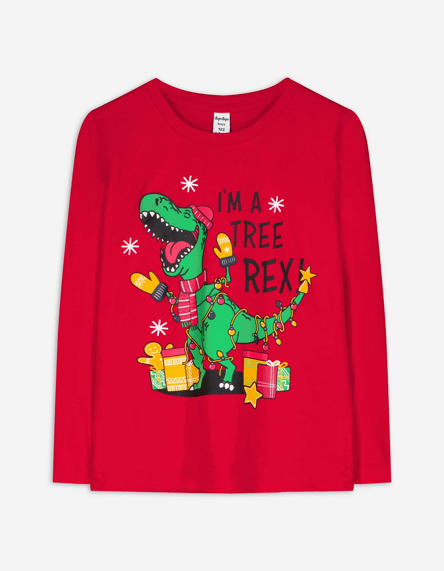 Kinder Langarmshirt - Christmas, Takko, rot