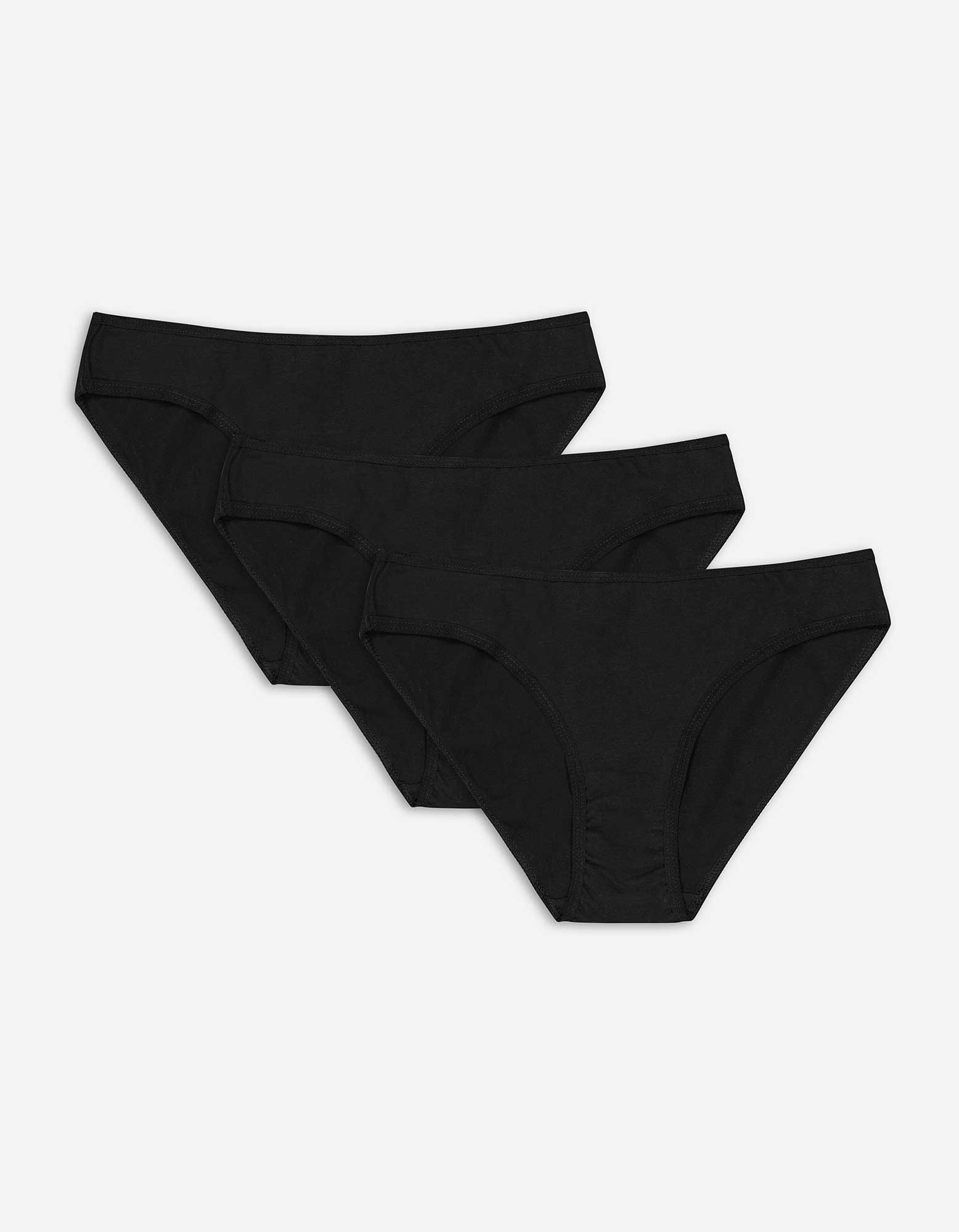 Damen Slip - Baumwoll-Mix, Takko, schwarz XL