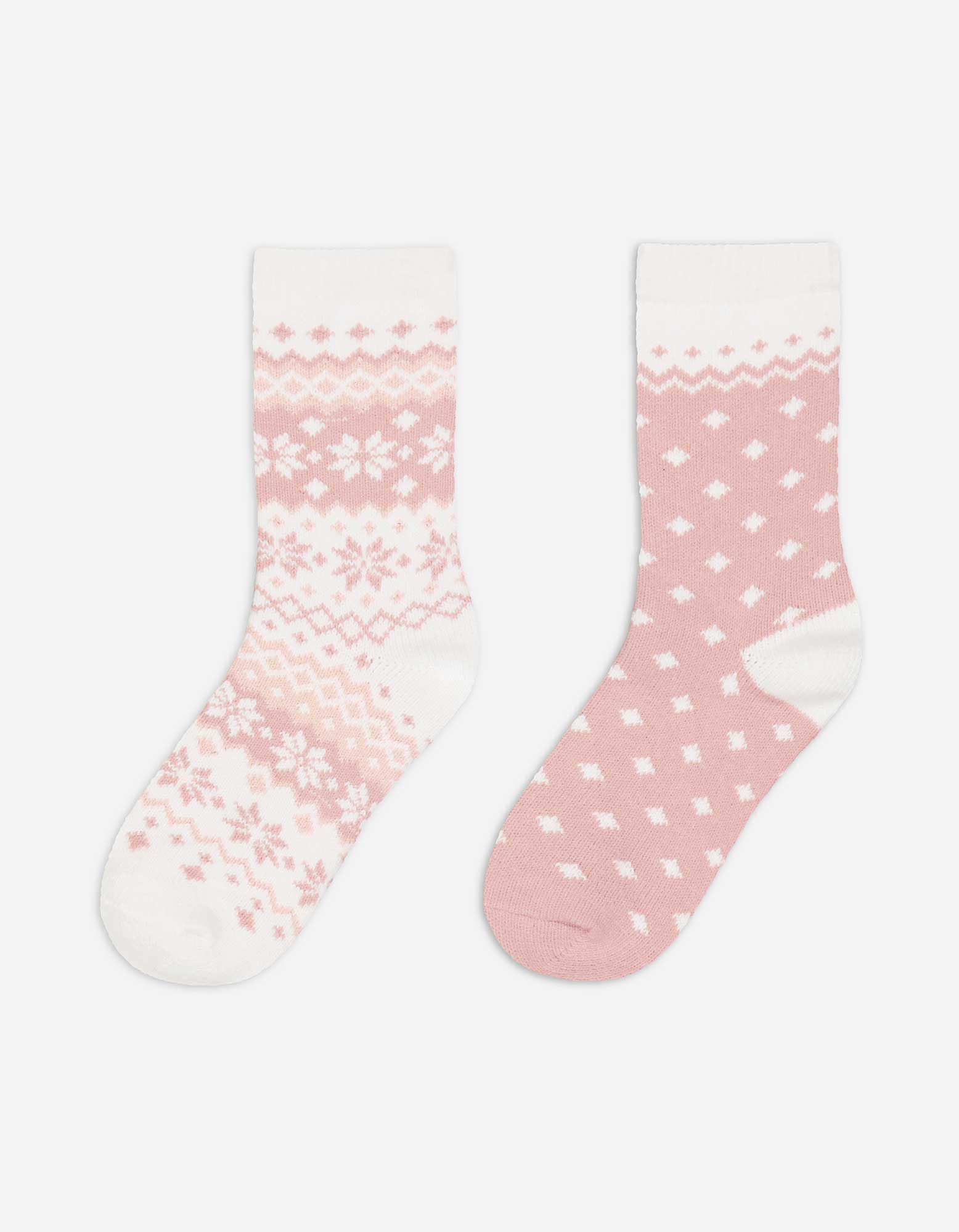 Damen Kuschelsocken - 2er-Pack, Takko, rosa 39-42