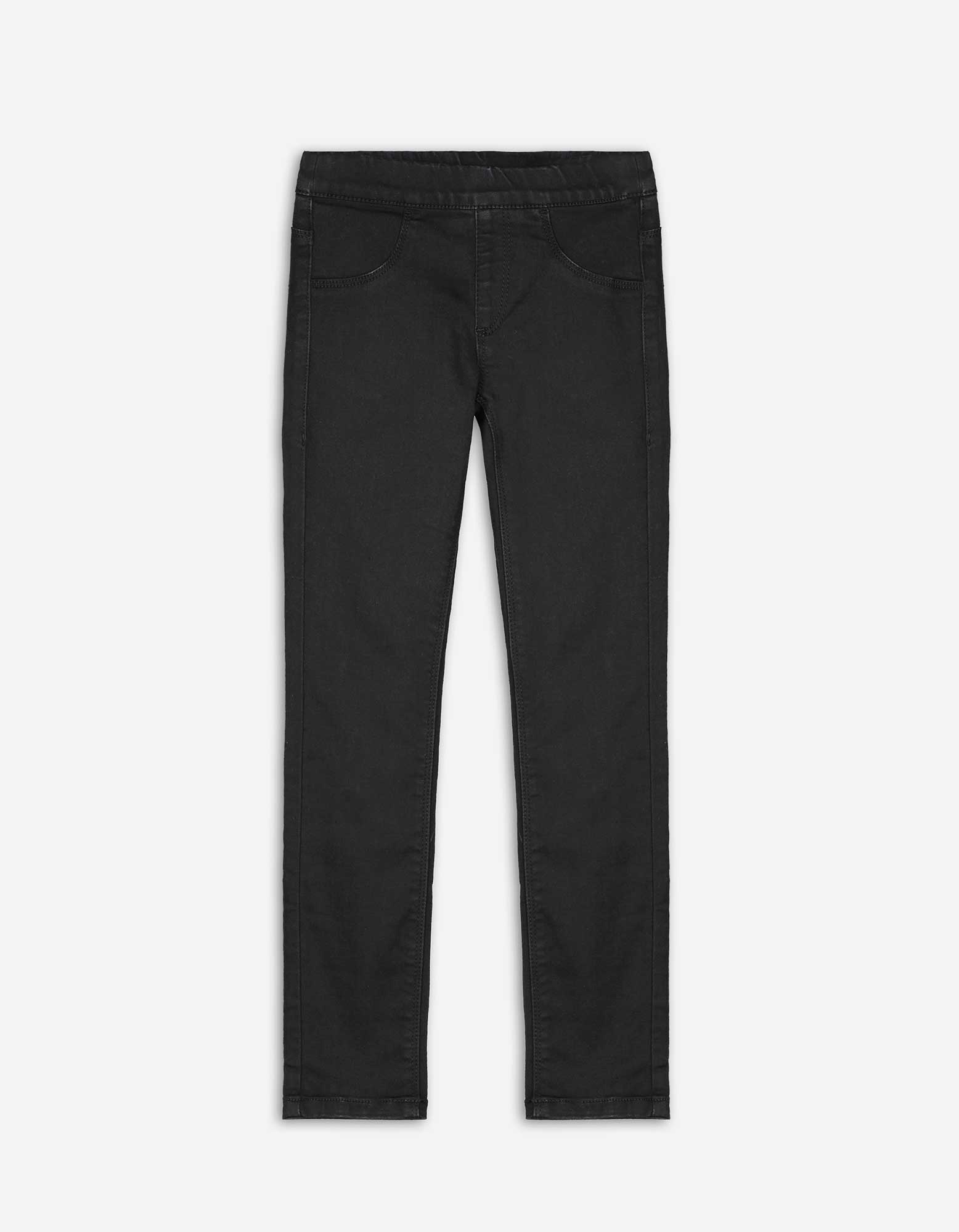 Kinder Jeggings - Denim - schwarz, Takko, schwarz