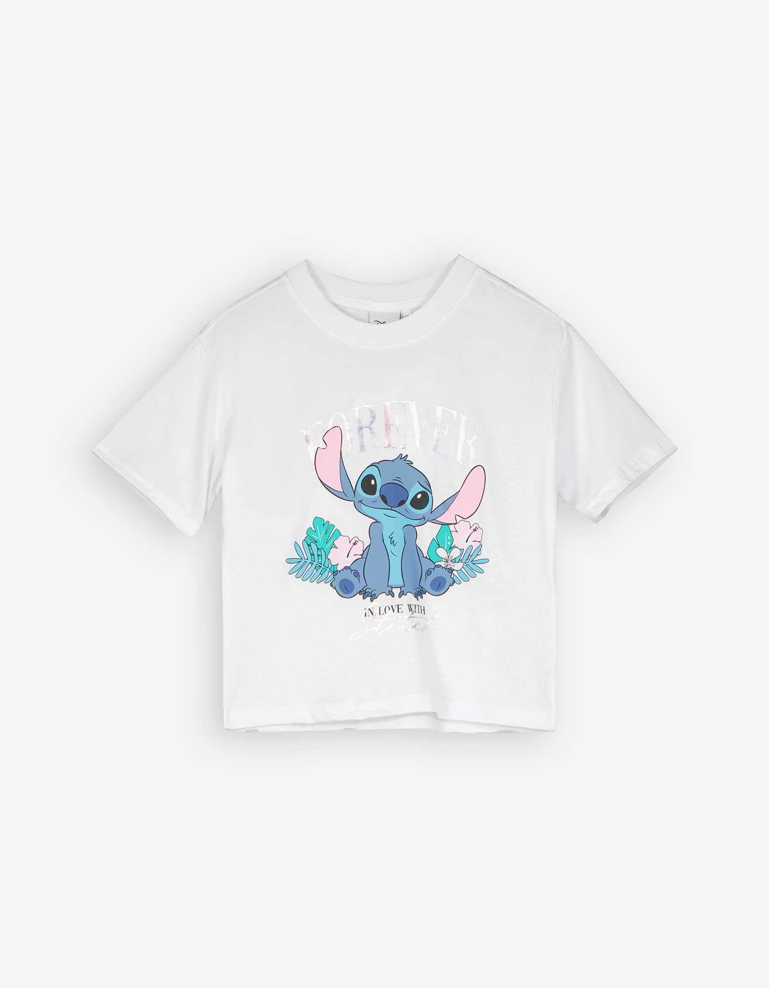 Kinder T-Shirt - Lilo & Stitch, Takko, weiß