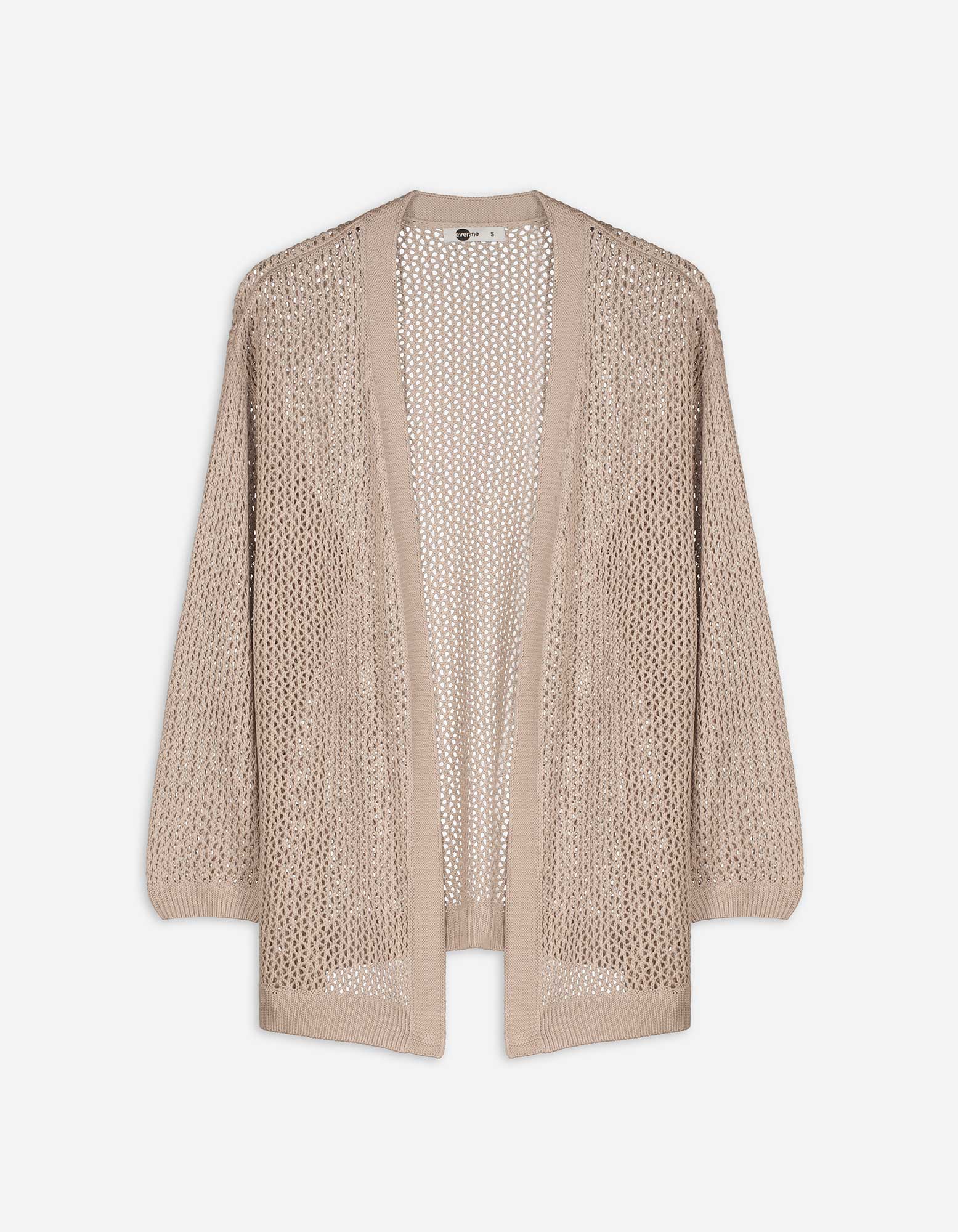 Damen Cardigan - Lochstrick, Takko, beige L