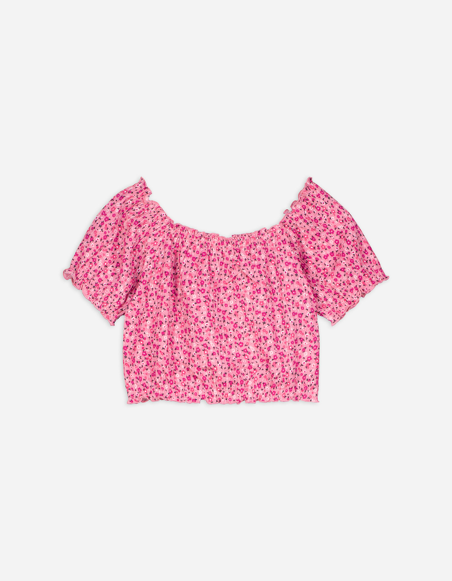 Kinder Blusenshirt - Cropped, Takko, rosa