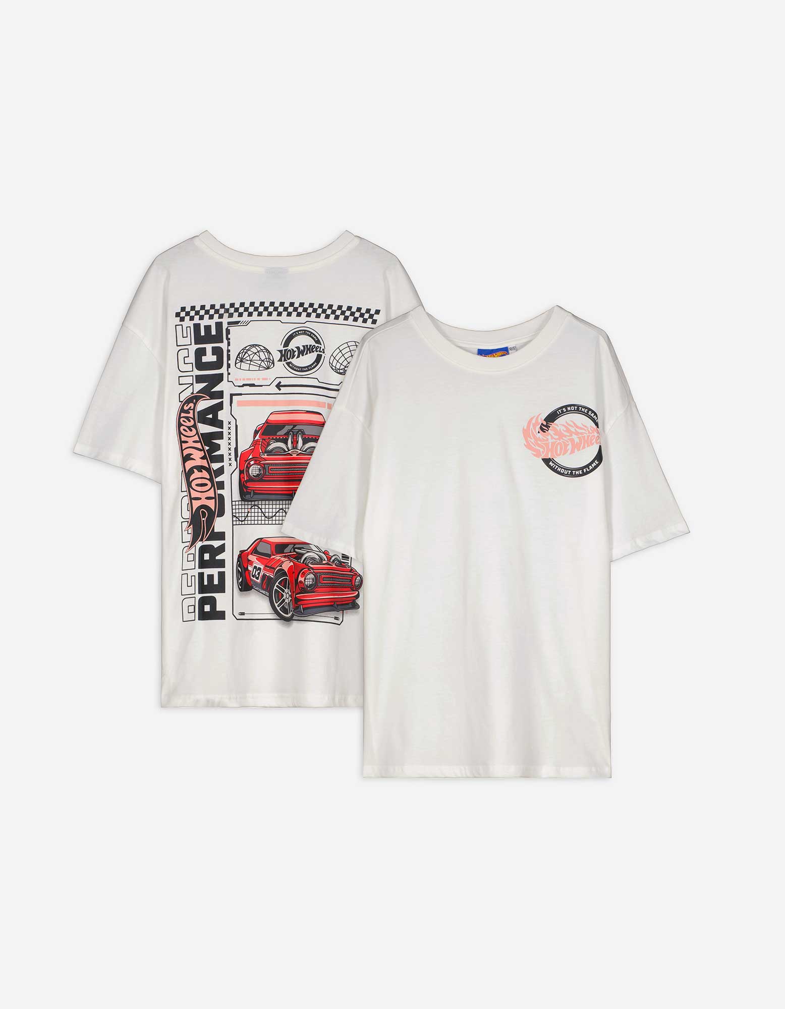 Kinder T-Shirt - Hot Wheels, Takko, weiß