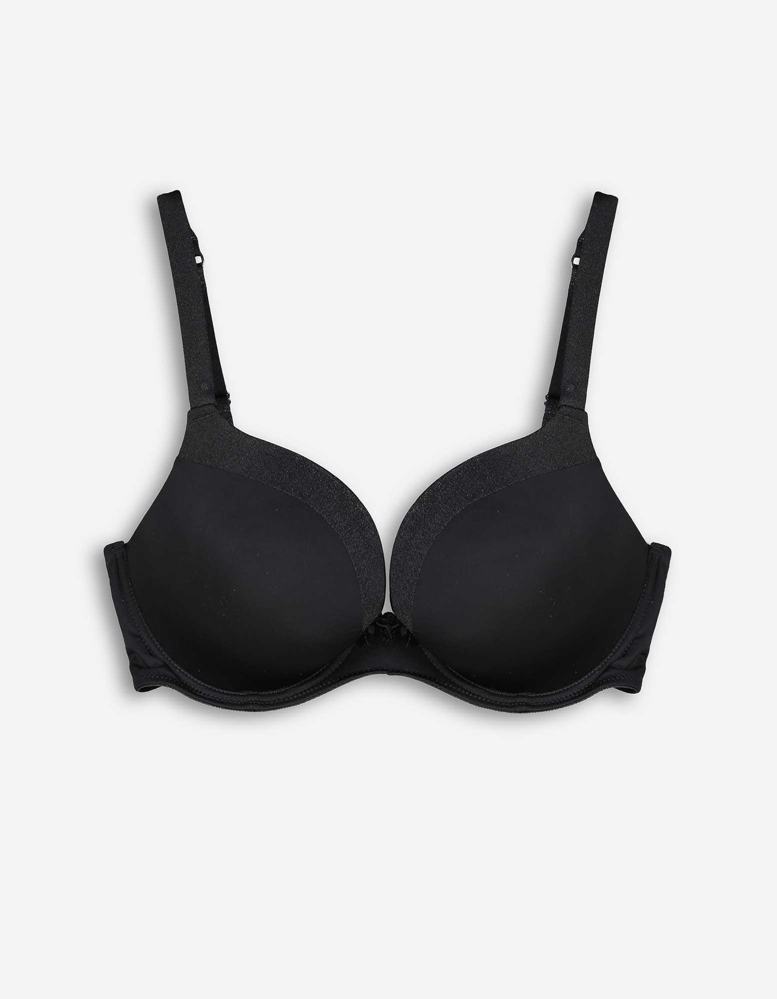 Damen Push-Up-BH - Super-Push-Up-Effekt - schwarz, Takko, schwarz 75A