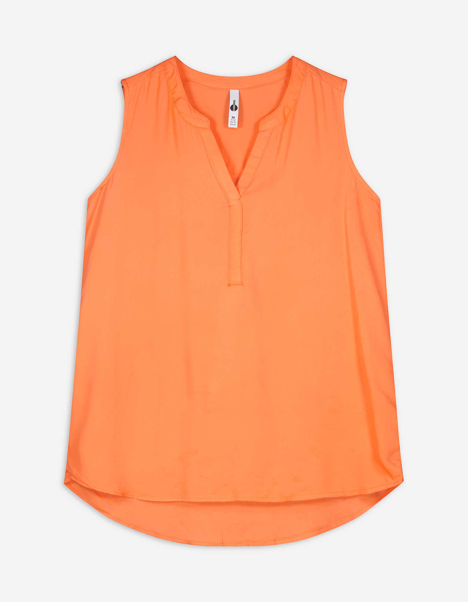 Damen Blusenshirt - LENZING™ ECOVERO™, Takko, orange 36