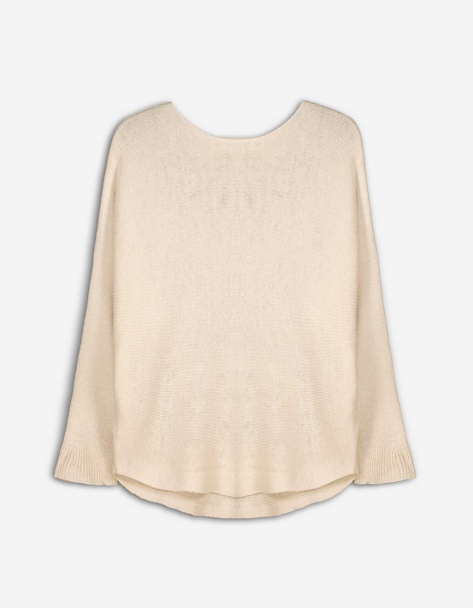 Damen Strickpullover - Überschnittene Ärmel, Takko, beige XL