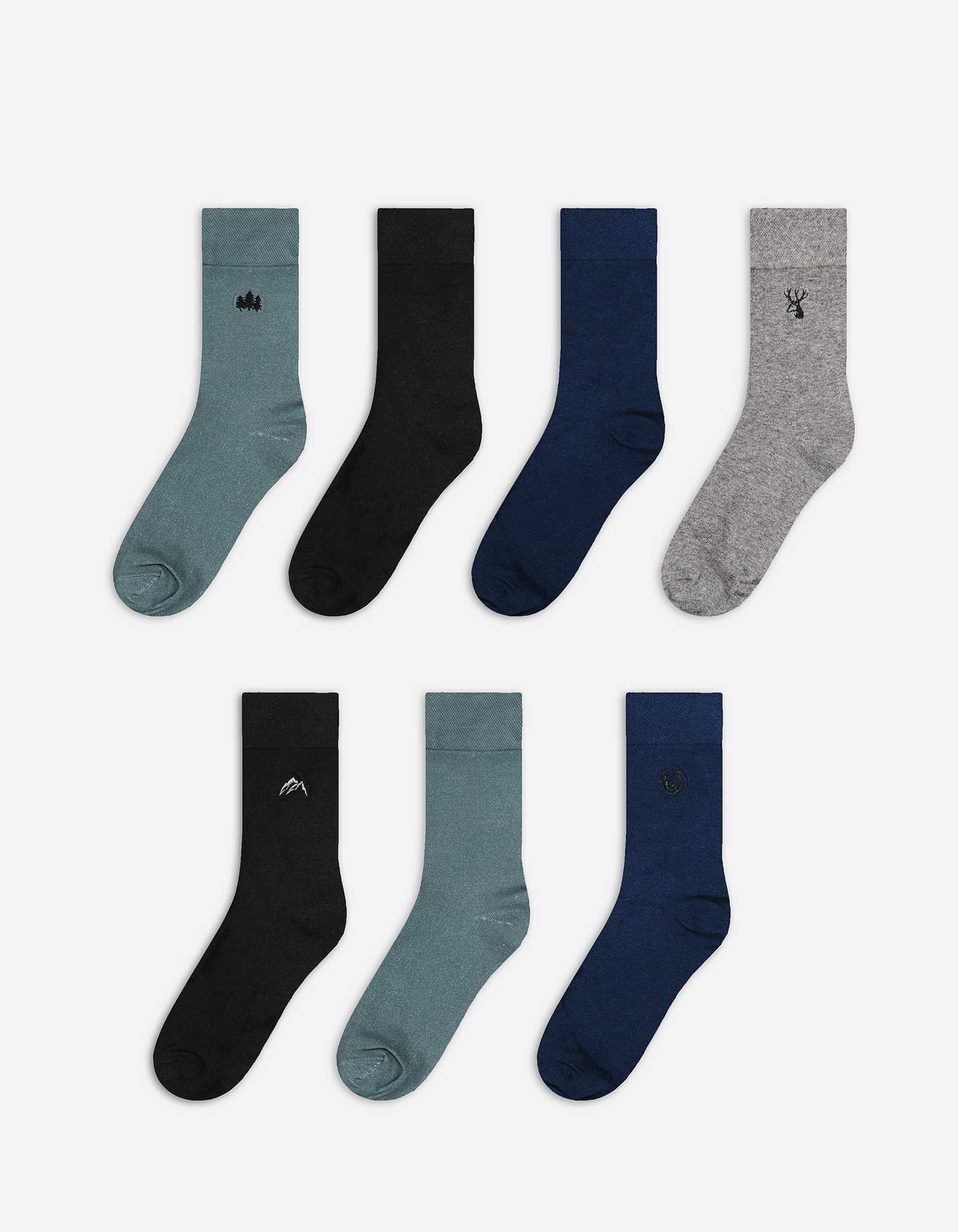 Herren Socken - 7er-Pack, Takko, dunkelblau 43-46