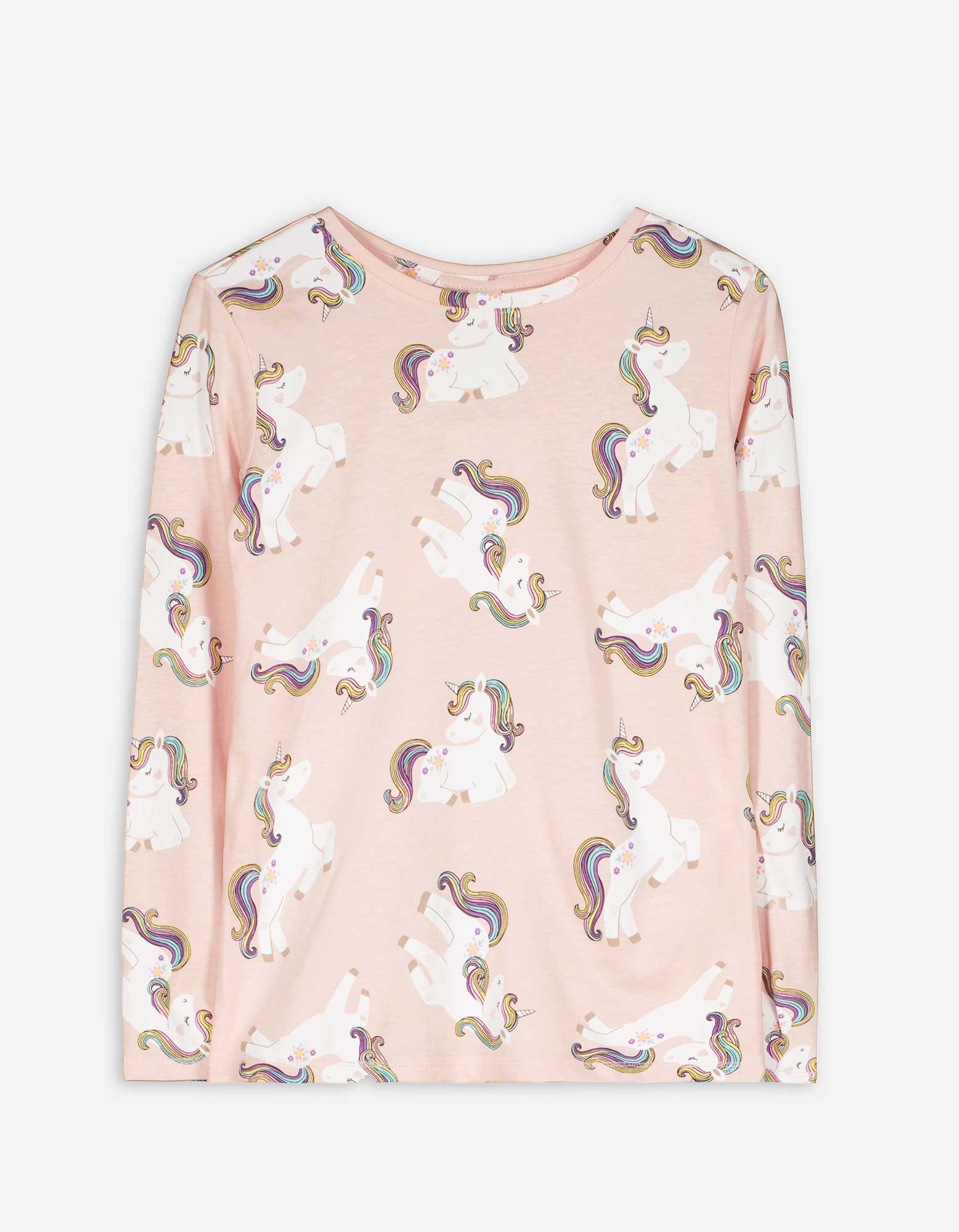 Kinder Langarmshirt - Einhorn, Takko, rosa