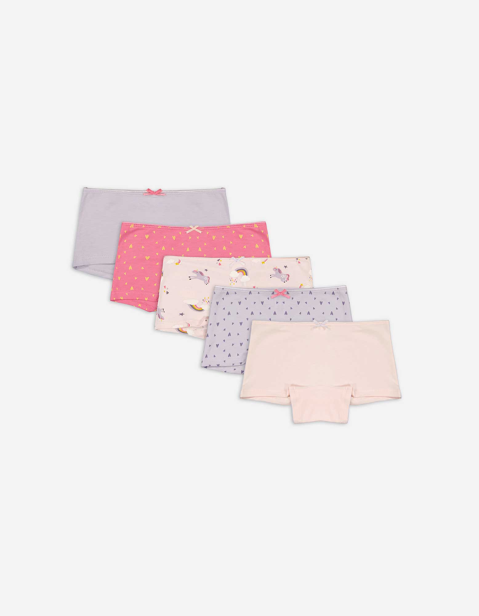 Kinder Panty - 5er-Pack, Takko, rosa