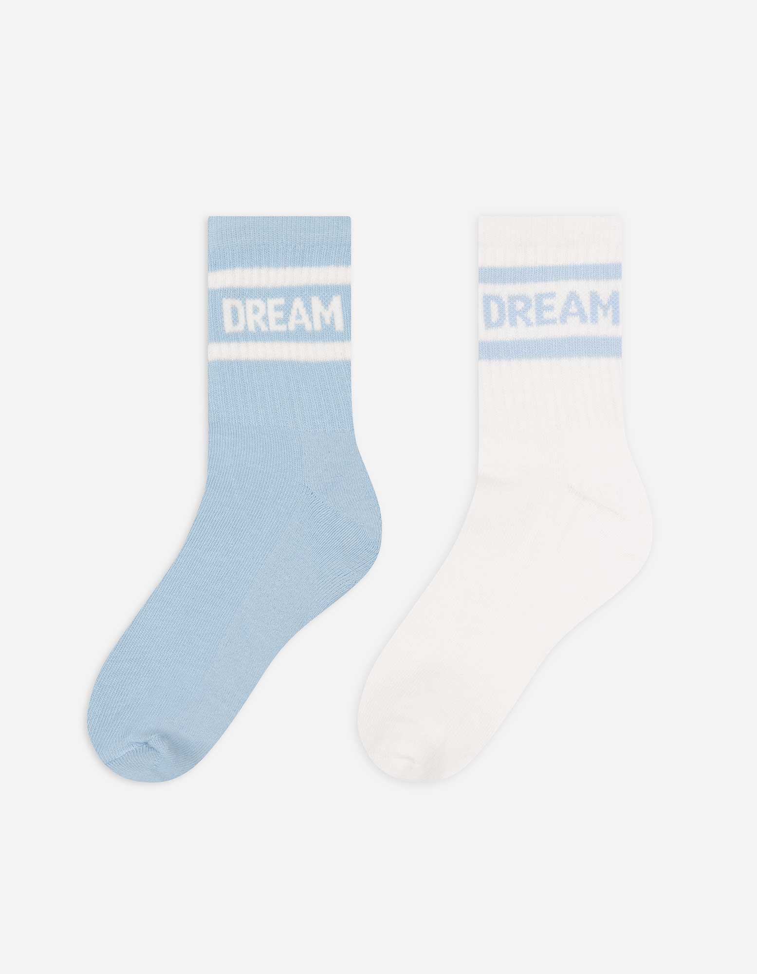 Damen Socken - 2er-Pack, Takko, hellblau 35-38