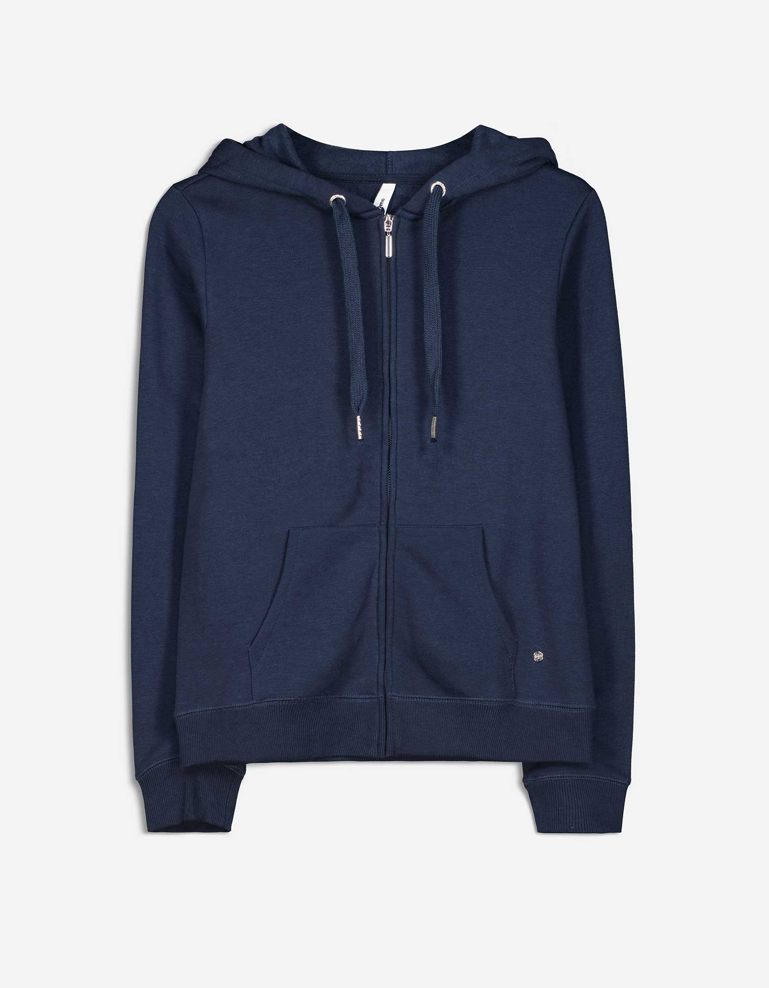 Damen Hoodie - Kapuze mit Tunnelzug - dunkelblau, Takko, dunkelblau XS