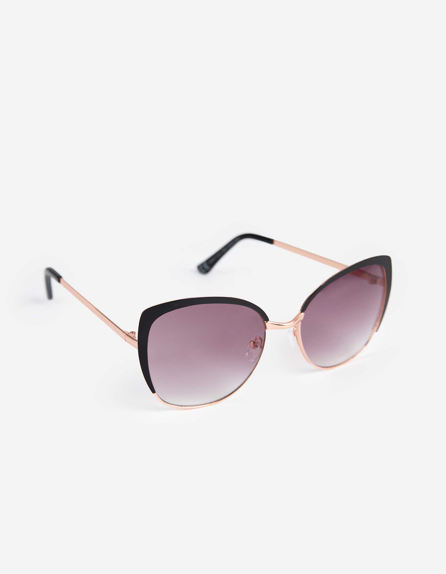 Damen Sonnenbrille - Cateye, Takko, kupferfarben onesize