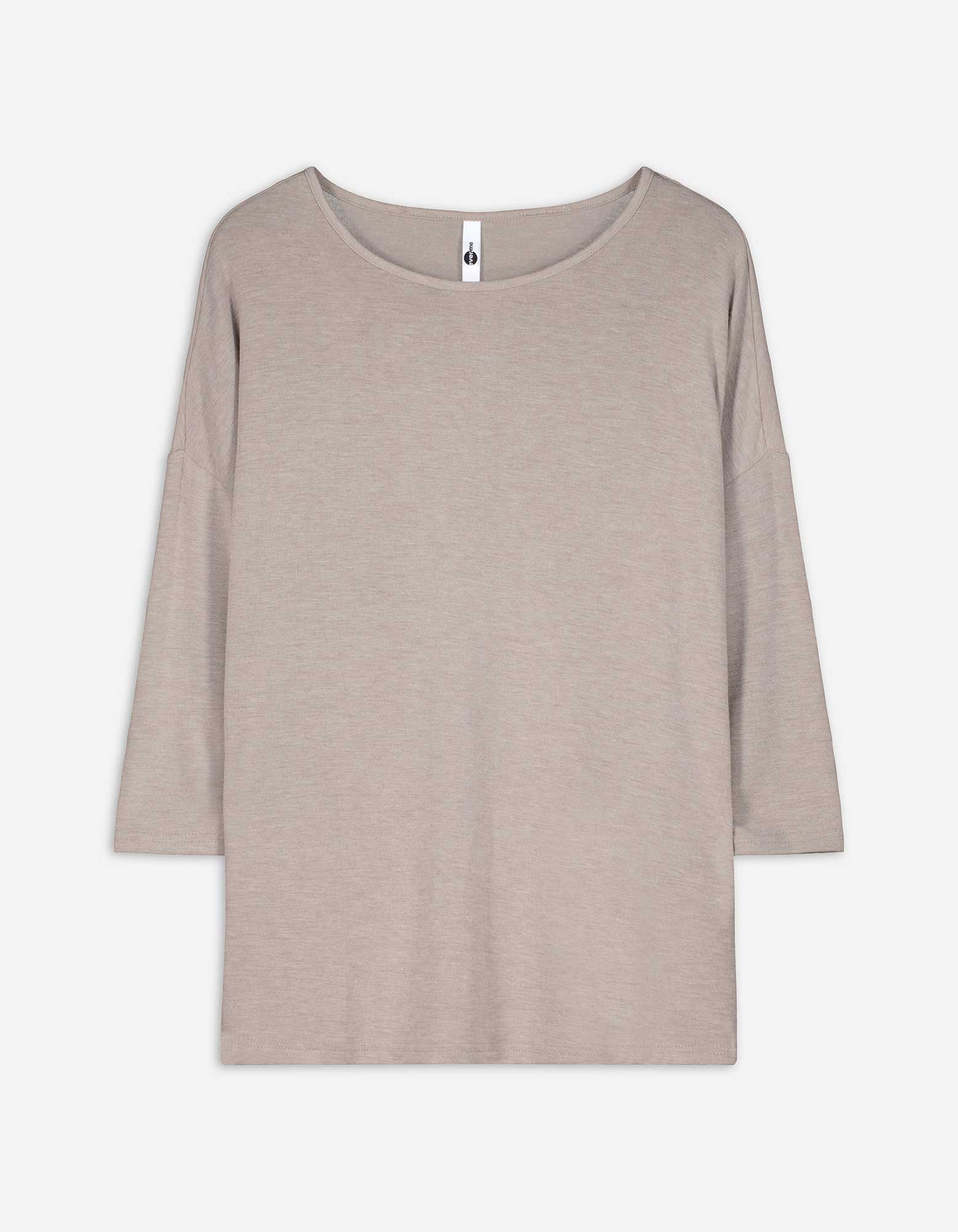 Damen Langarmshirt - Dreiviertelärmel, Takko, beige XS