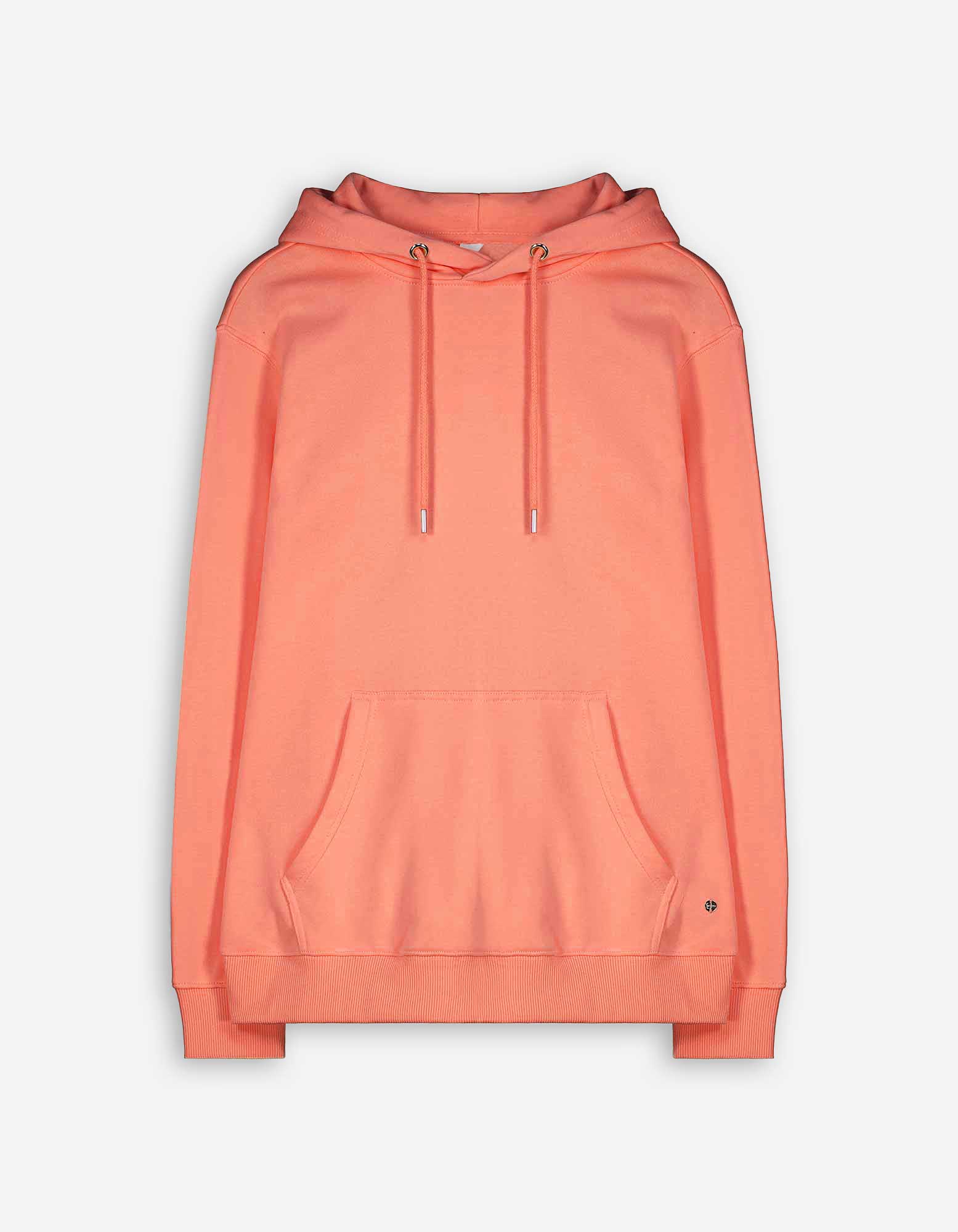 Damen Hoodie - Kangurutasche - hellrot, Takko, hellrot L