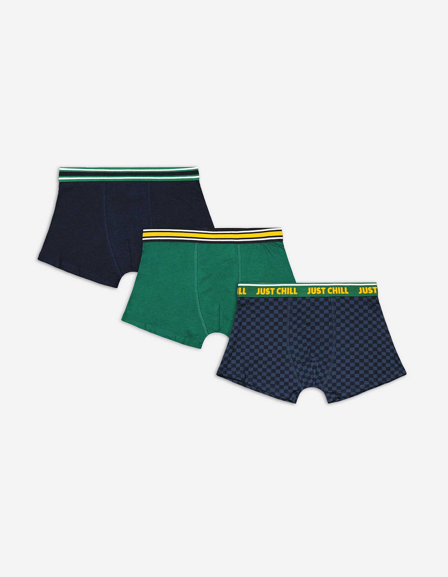 Kinder Trunks - 3er-Pack, Takko, dunkelblau