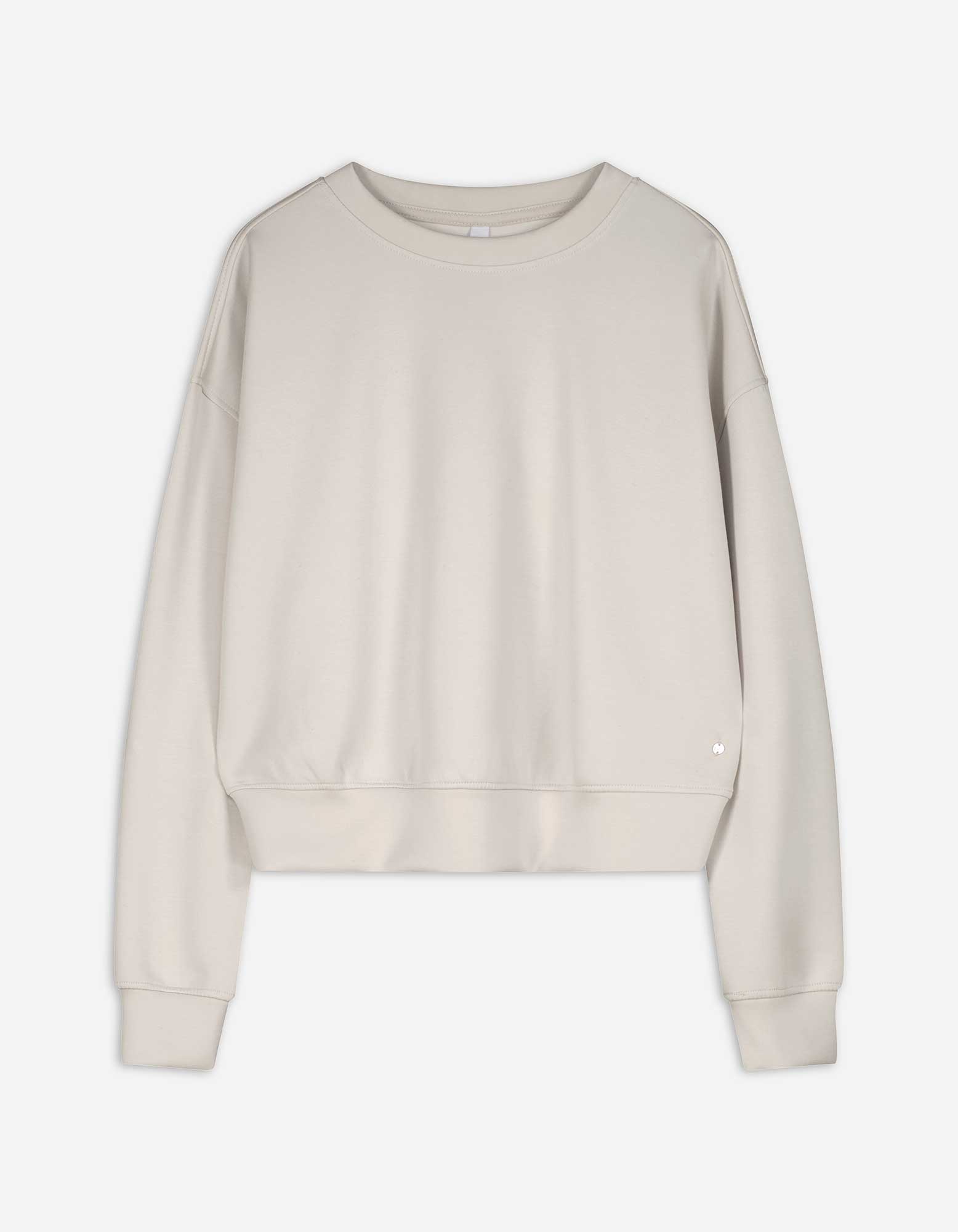 Damen Sweatshirt - Rundhals-Ausschnitt - beige, Takko, beige XS