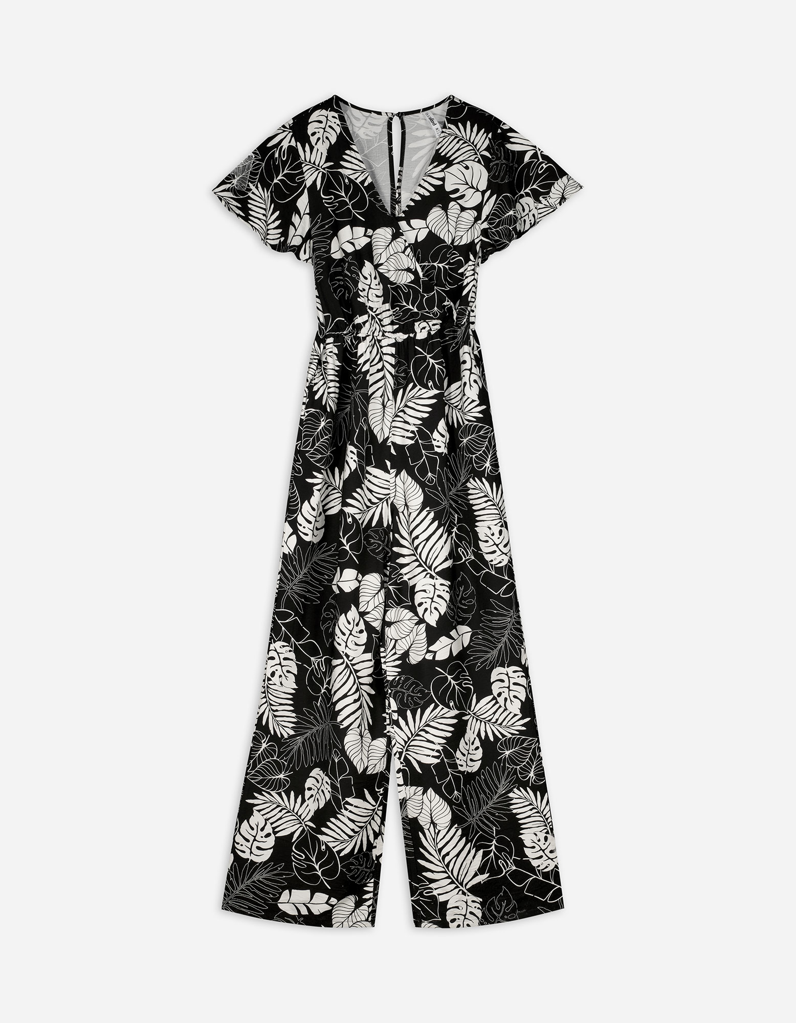 Damen Jumpsuit - Viskose-Mix, Takko, schwarz 42