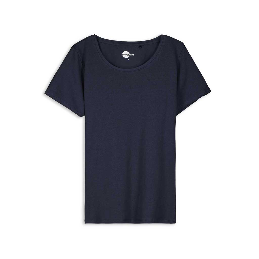 Damen T-Shirt - Basic, Takko, dunkelblau L