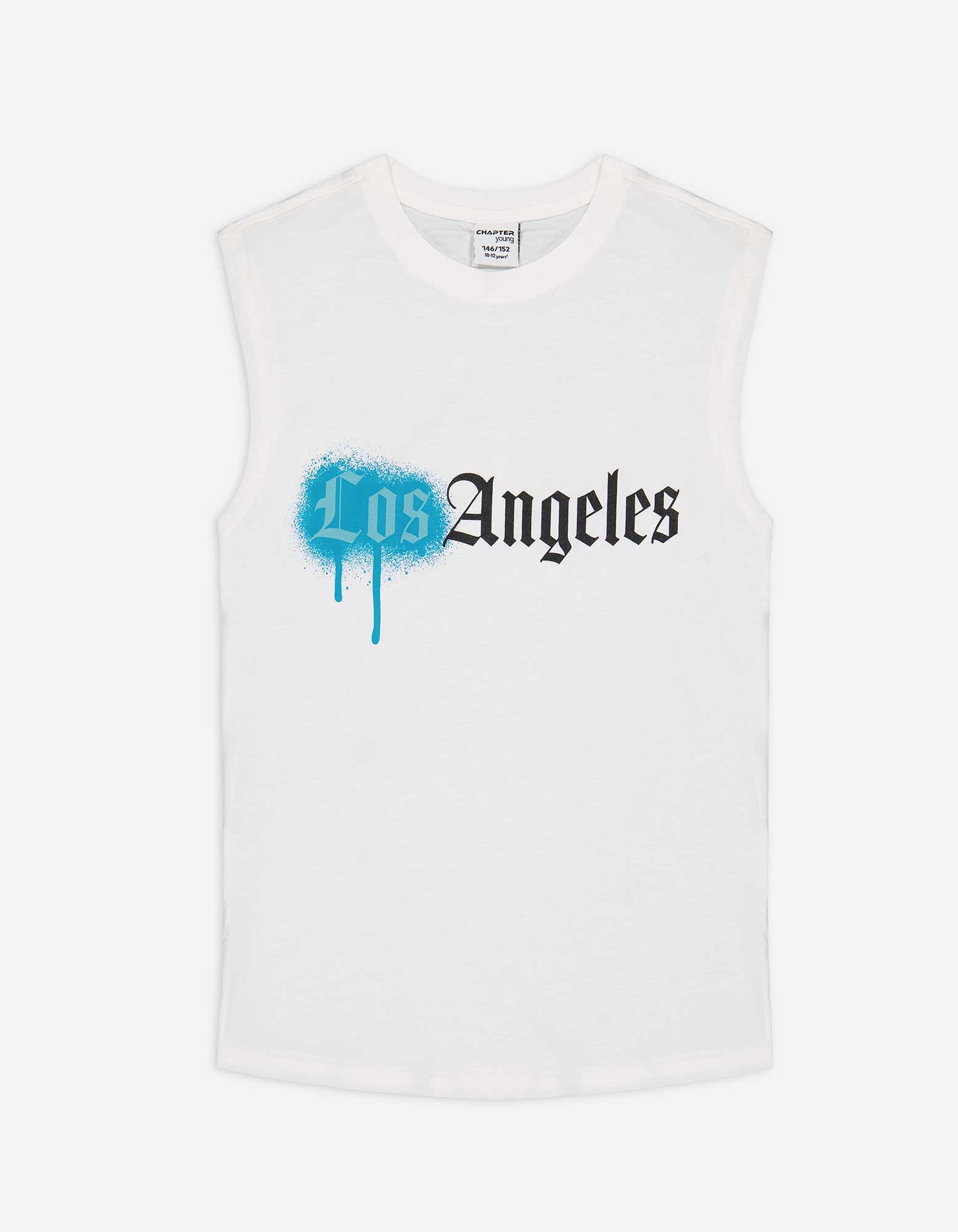 Kinder Tanktop - Messageprint, Takko, weiß