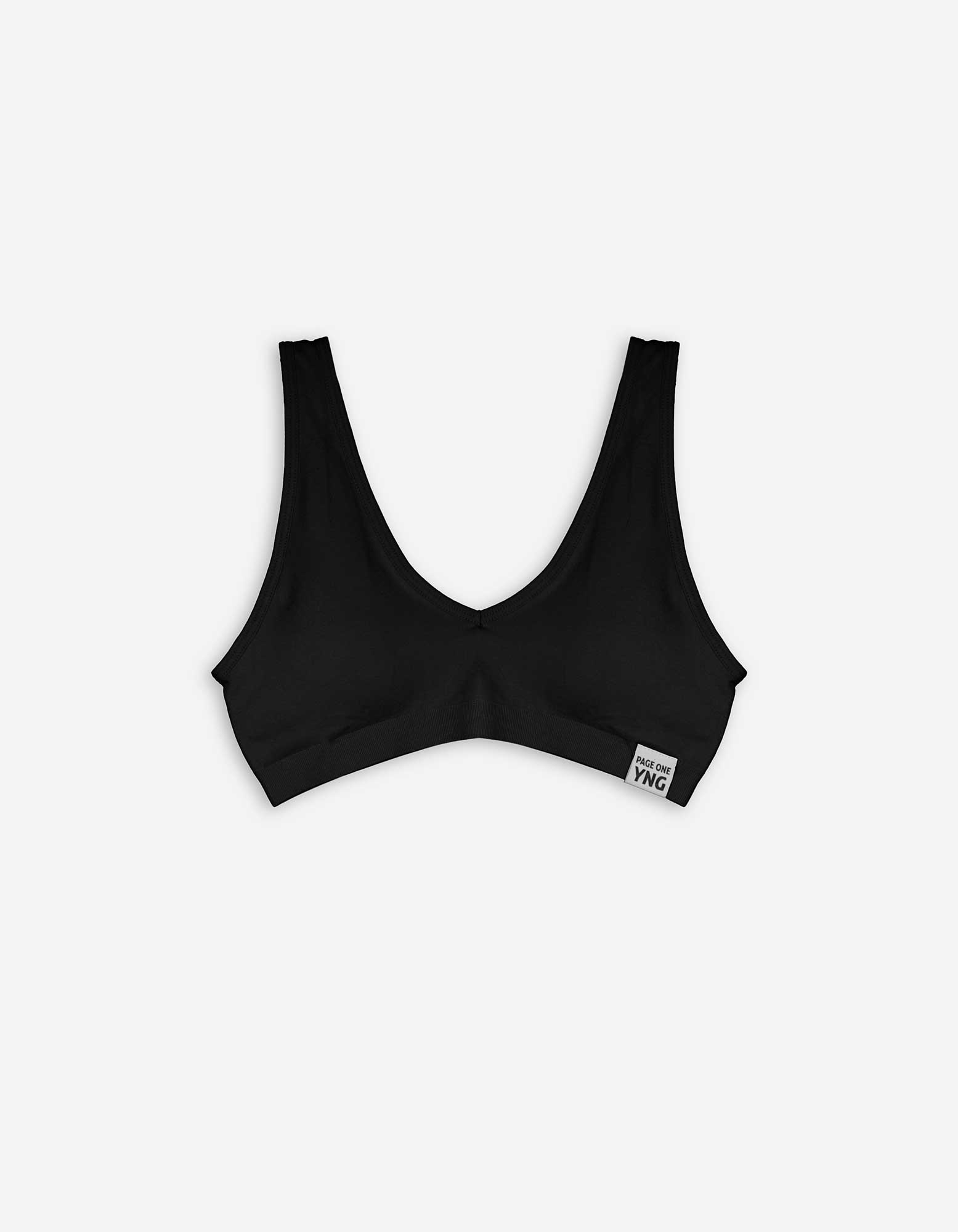 Kinder Bralette - Stretchanteil - schwarz, Takko, schwarz