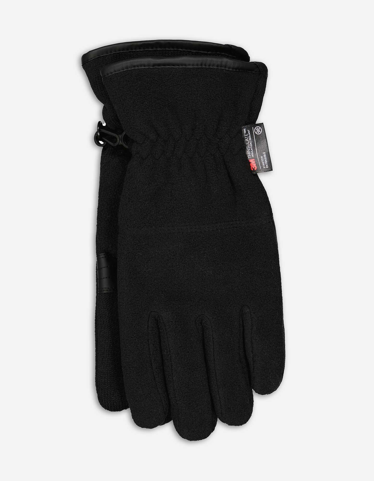 Herren Handschuhe - Fleece, Takko, schwarz