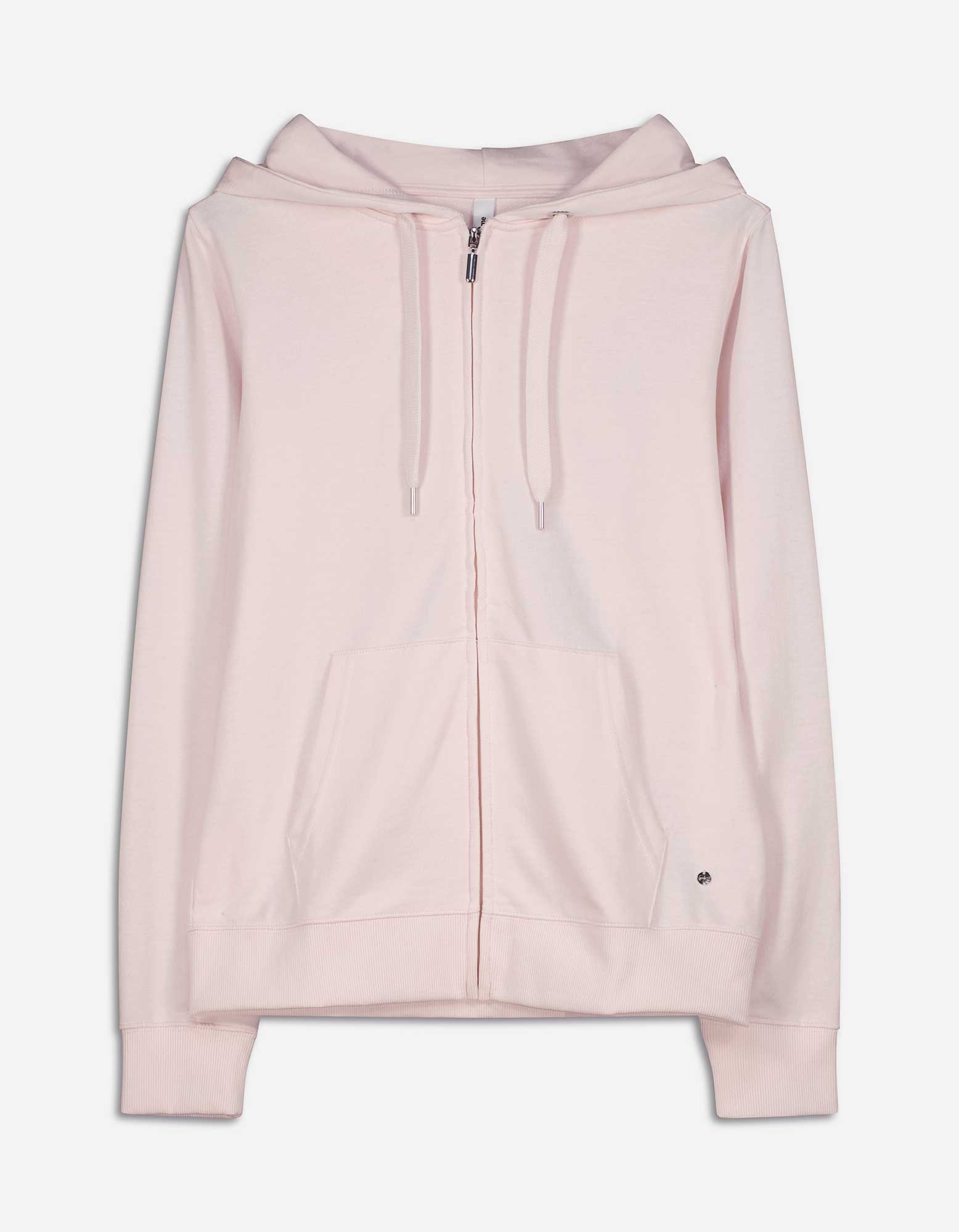 Damen Sweatjacke - Kapuze mit Tunnelzug, Takko, rosa L