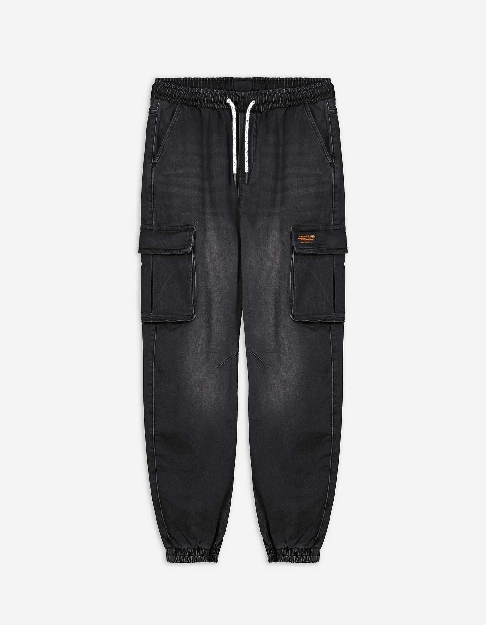 Kinder Cargohose - Denim - schwarz, Takko, schwarz