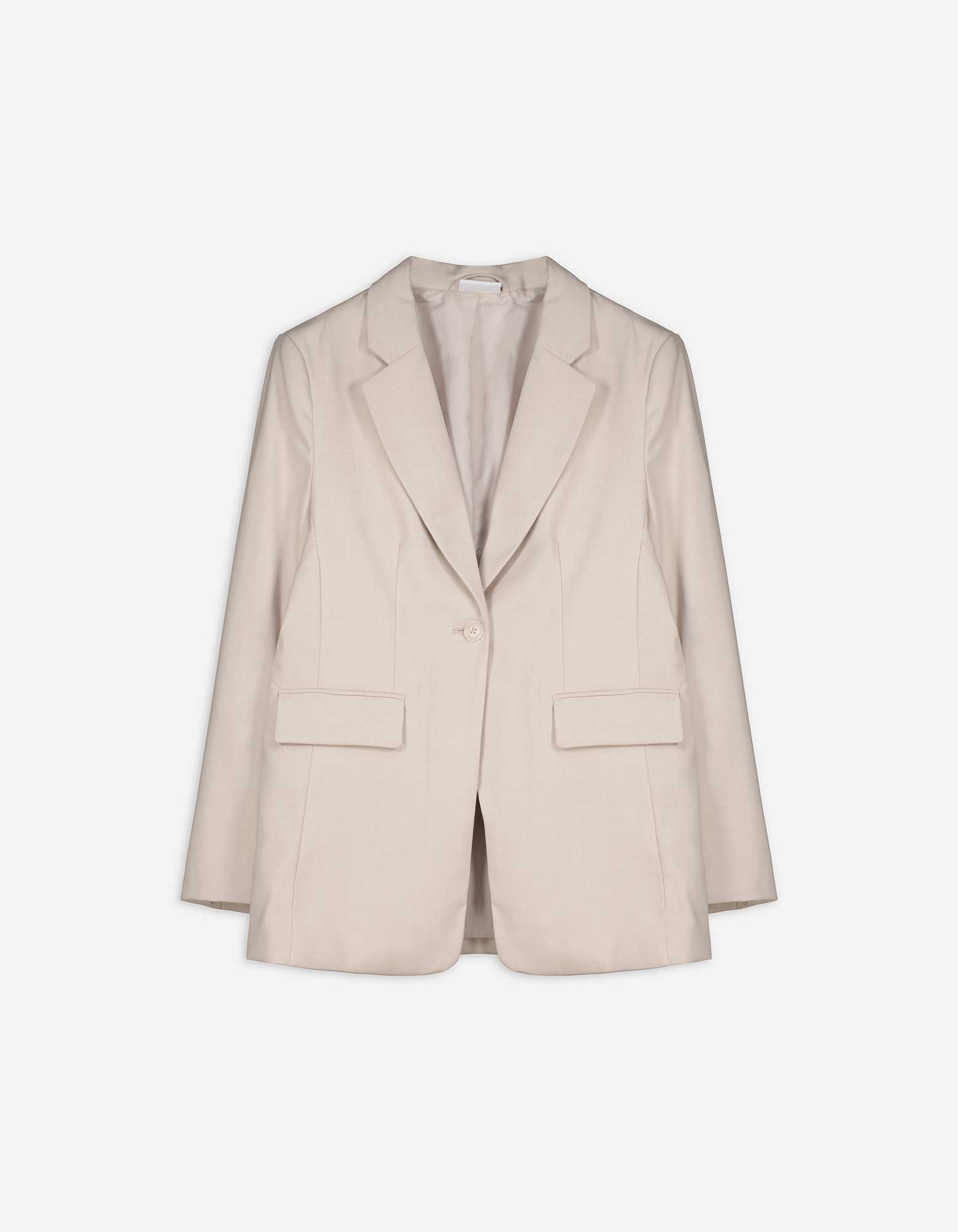 Damen Blazer - Viskose-Anteil, Takko, beige 36