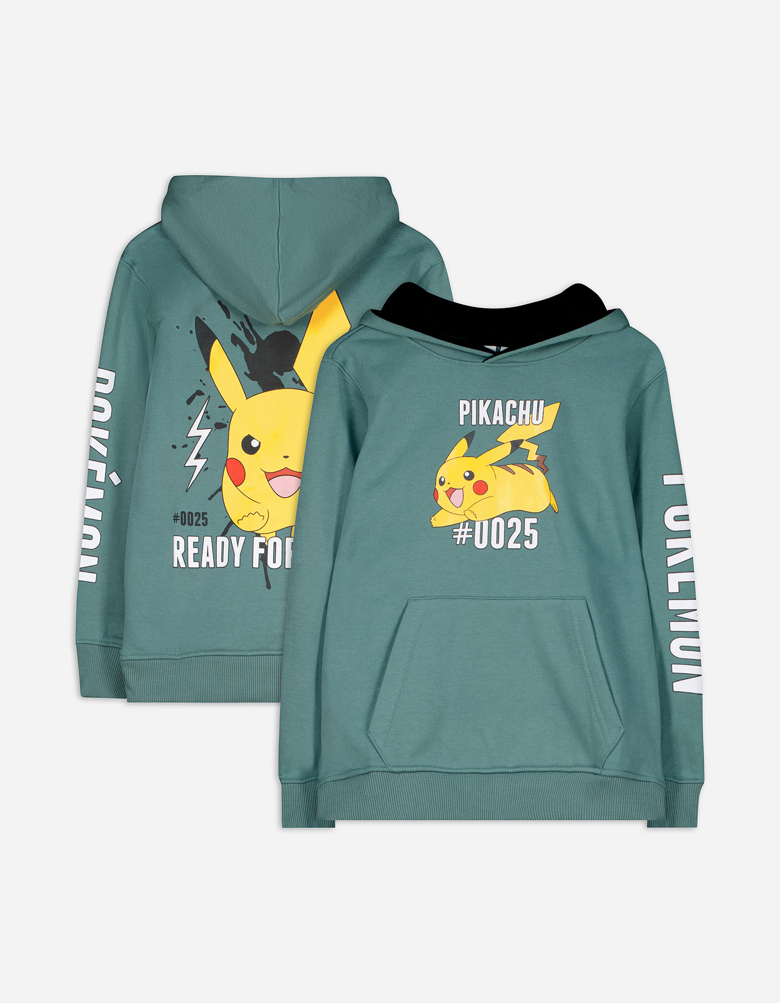 Kinder Hoodie - Rückenprint, Takko, grün