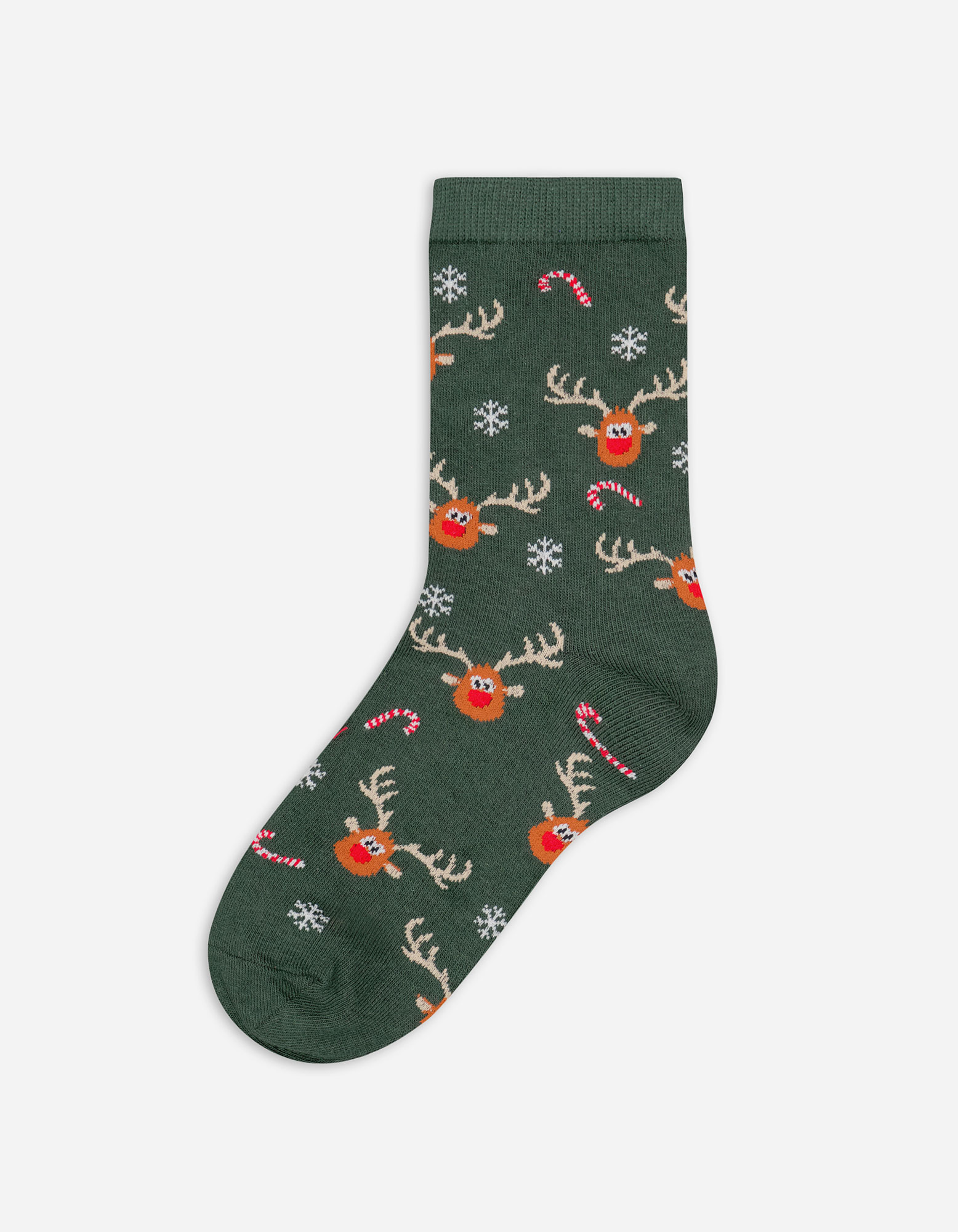 Damen Socken - Christmas - dunkelgrün, Takko, dunkelgrün 43-46