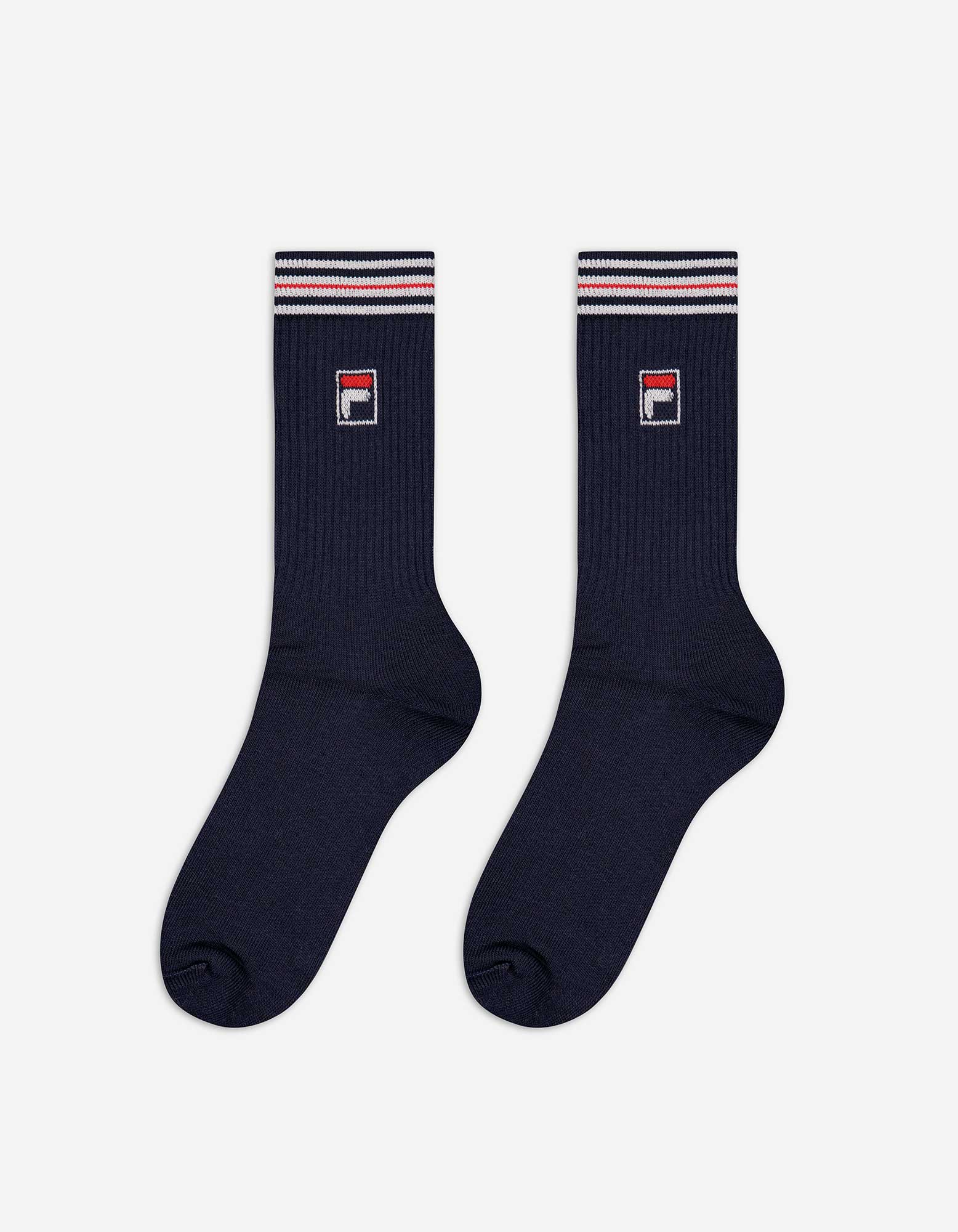 Herren Socken - 2er-Pack Fila, Takko, dunkelblau 43-46