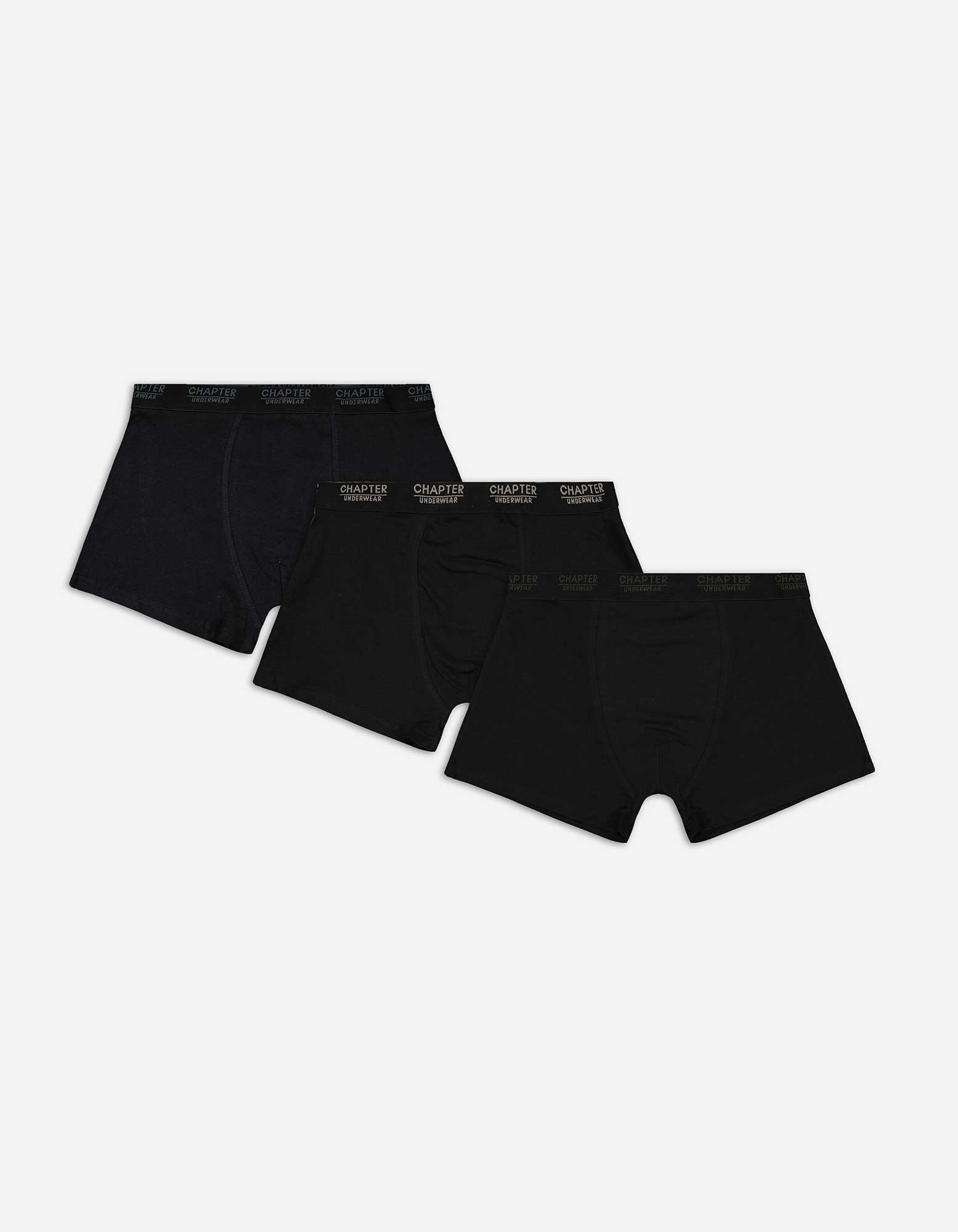 Herren Trunks - 3er-Pack, Takko, schwarz XL