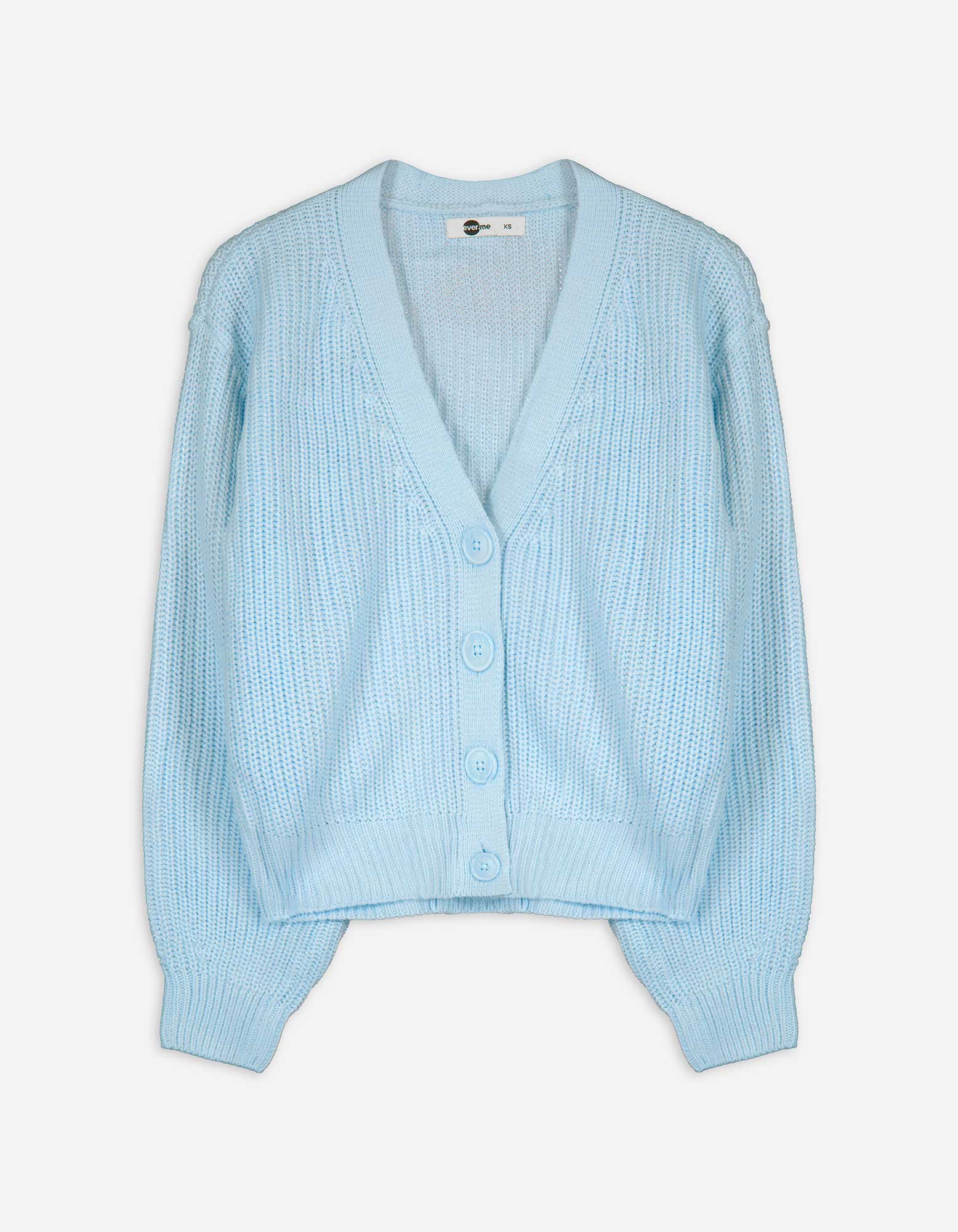 Damen Cardigan - Rippstrick, Takko, hellblau L