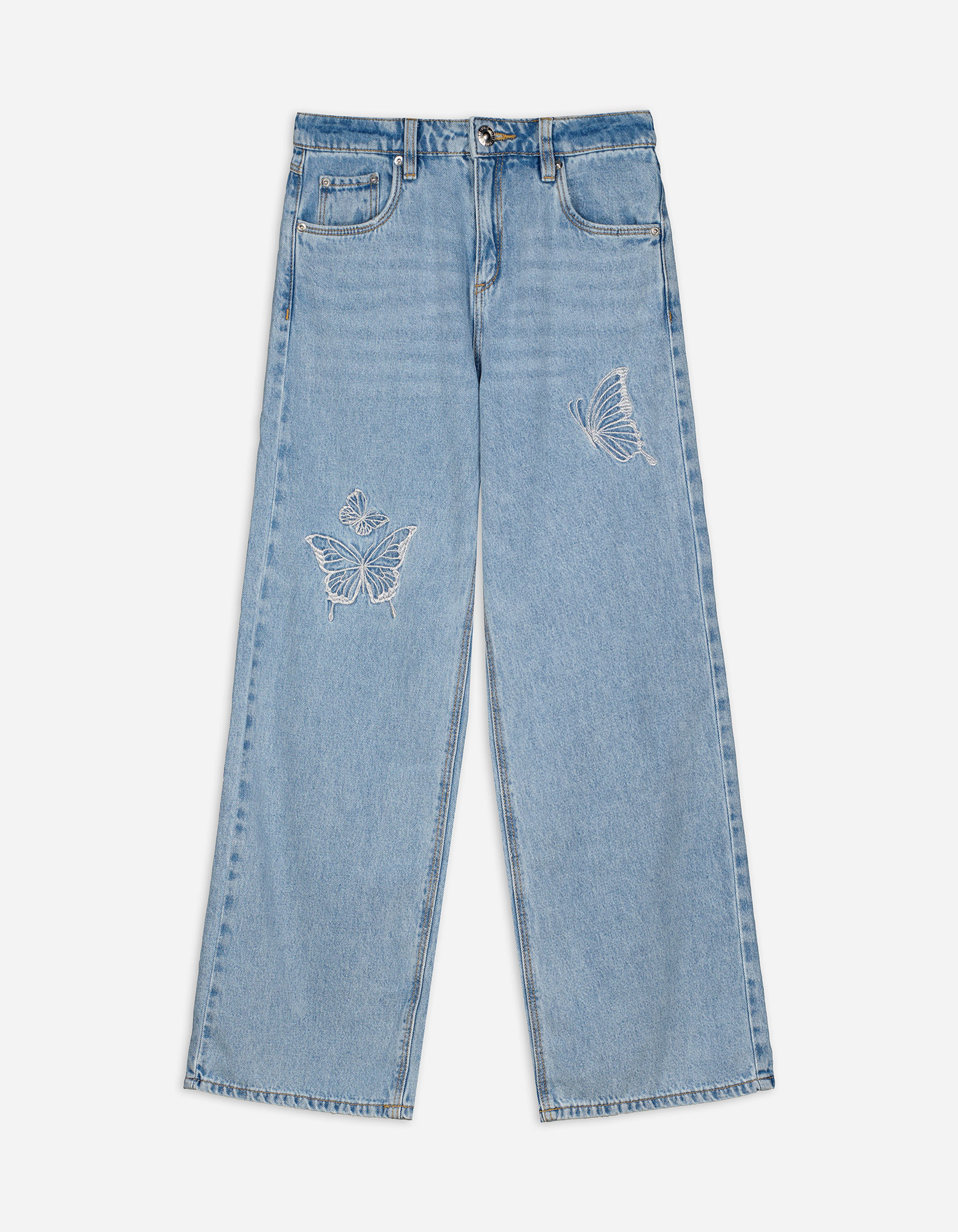 Kinder Jeans - Wide Fit - blau, Takko, blau