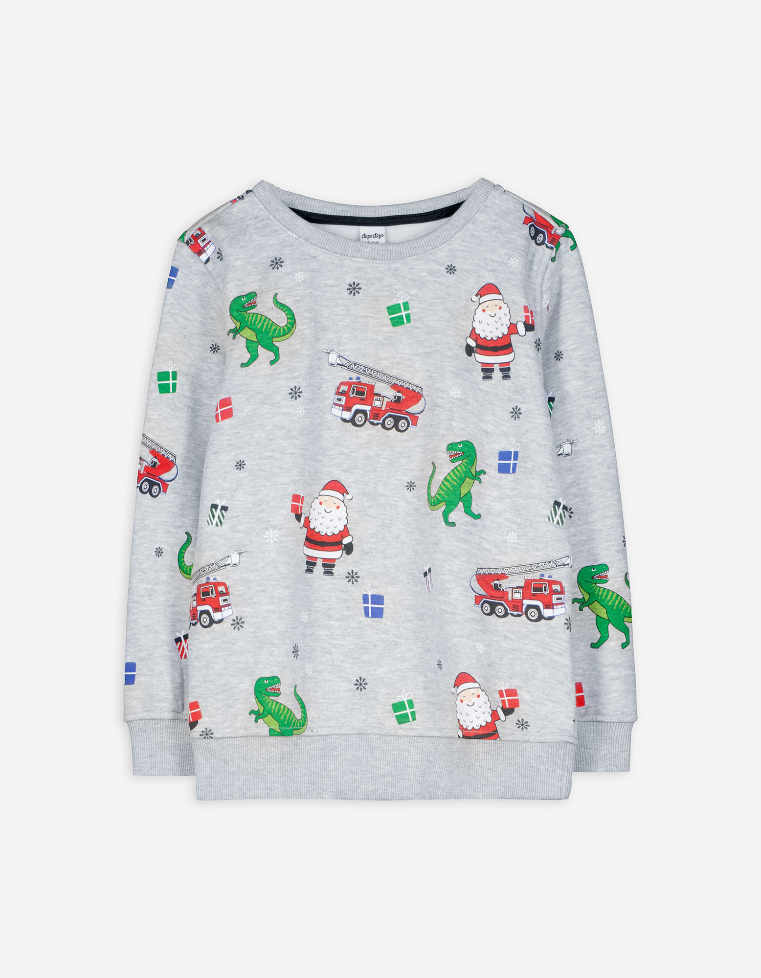 Kinder Sweatshirt - Christmas - grau, Takko, grau