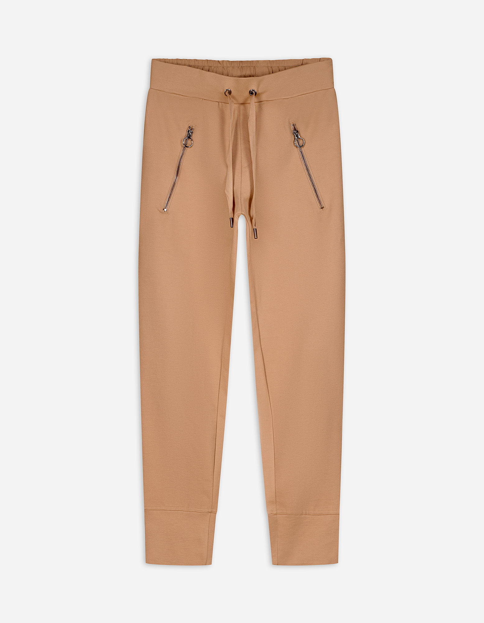 Damen Jogpants - Tunnelzug am Bund, Takko, beige XL