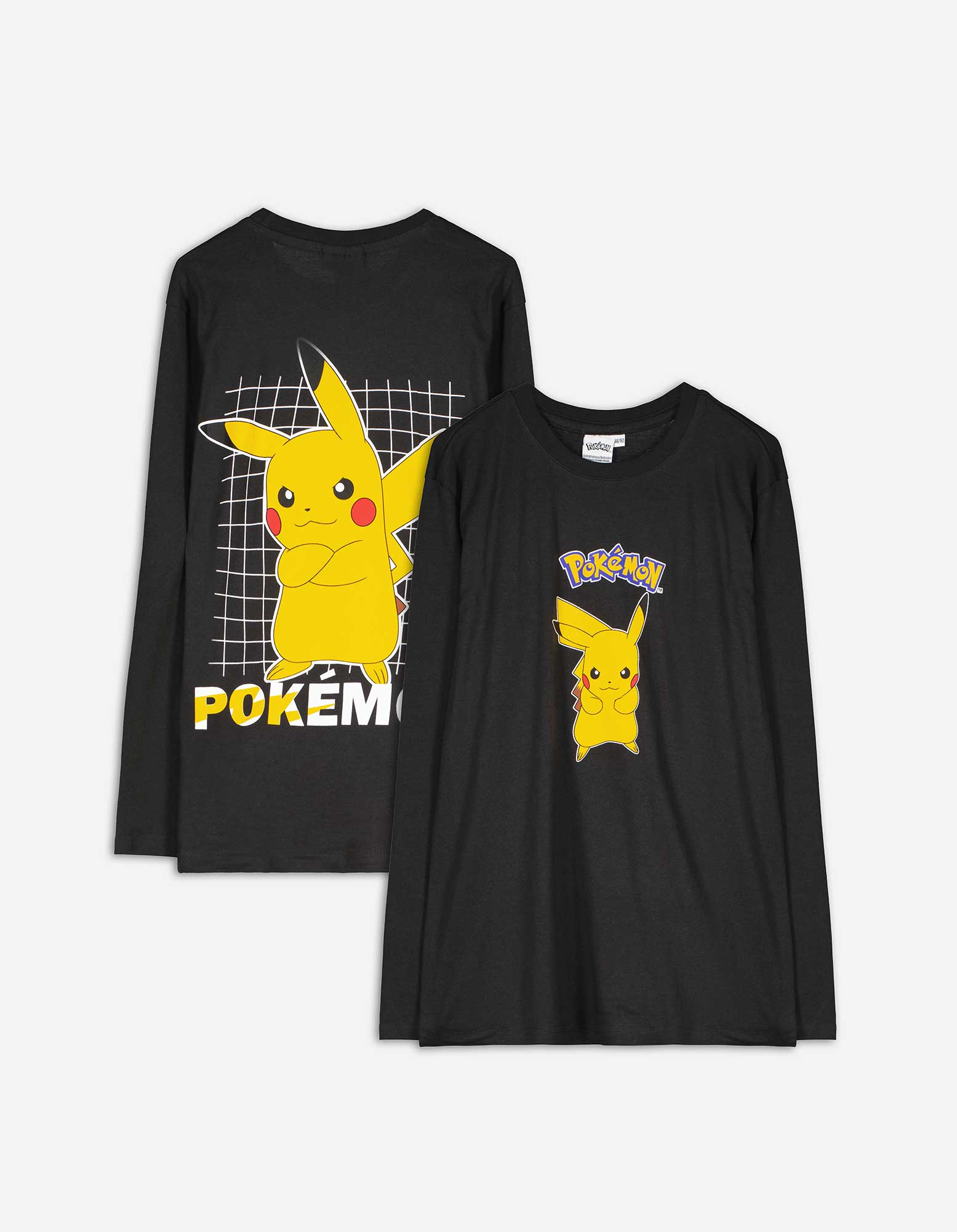 Kinder Langarmshirt - Pokémon - dunkelgrau, Takko, dunkelgrau